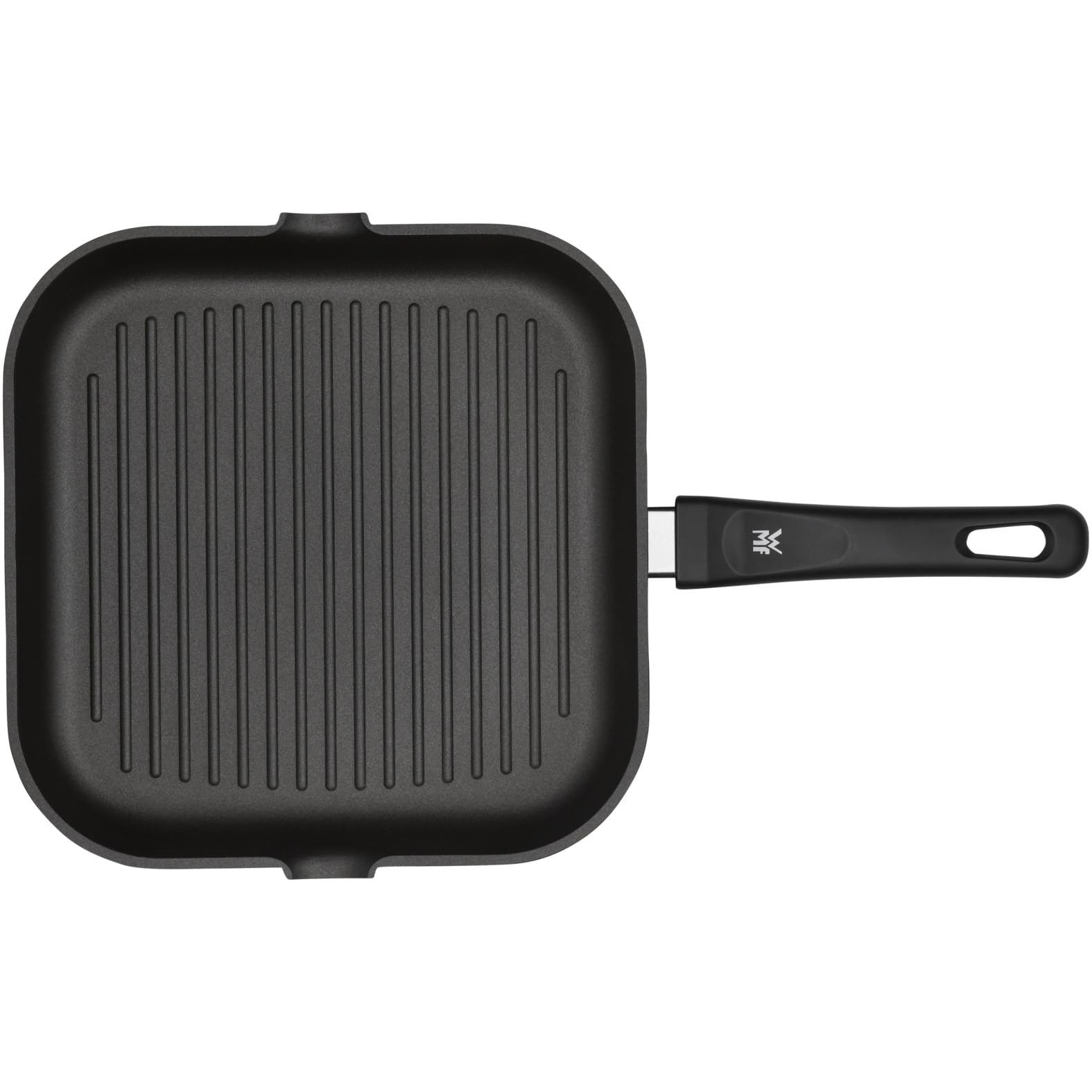wmf-grillpfanne-27-x-27-cm-mit-ausguss-gerillte-steakpfanne-aus-beschichtetem-al image 5