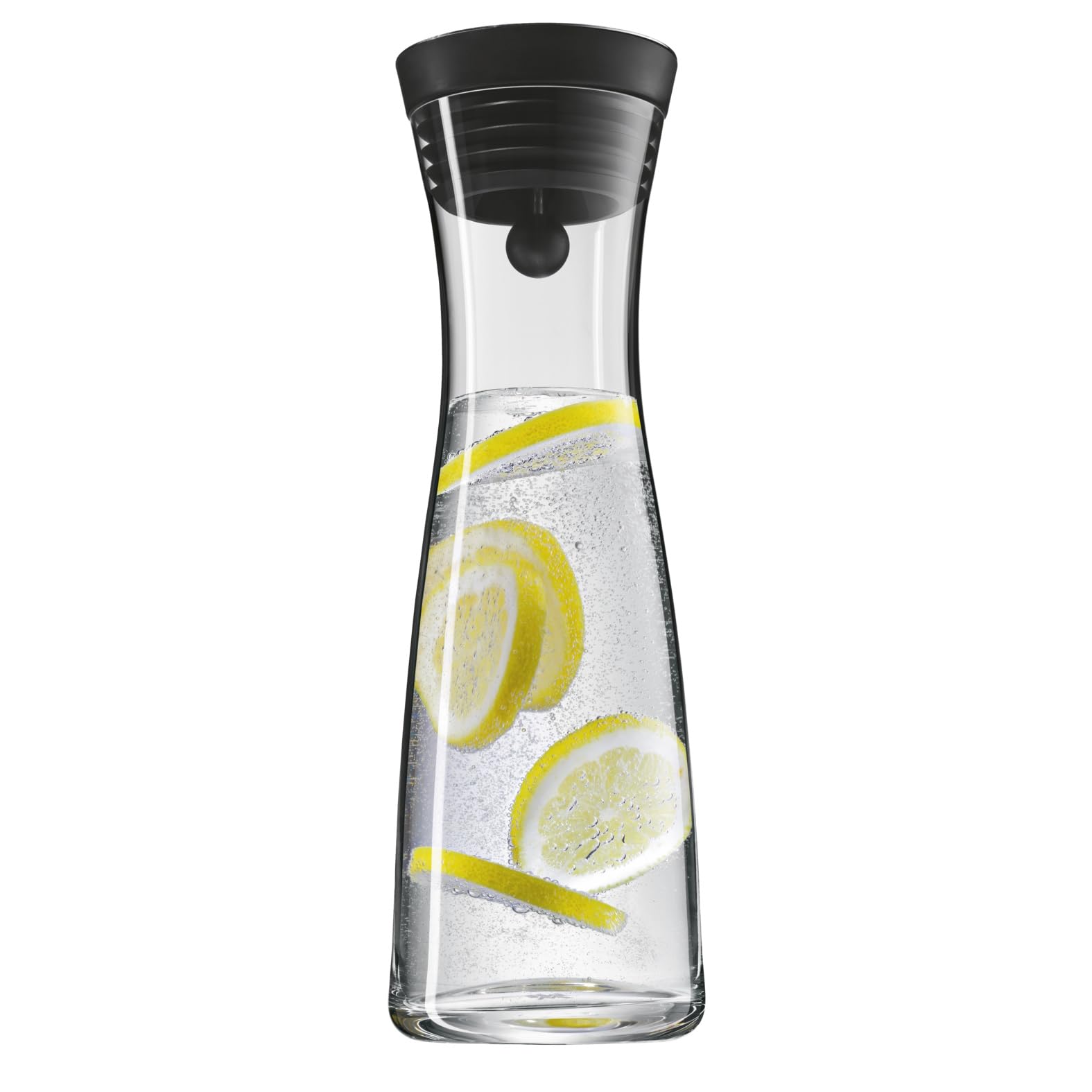 wmf-basic-wasserkaraffe-1-liter-aus-glas-mit-closeup-verschluss-und-silikondecke image 2