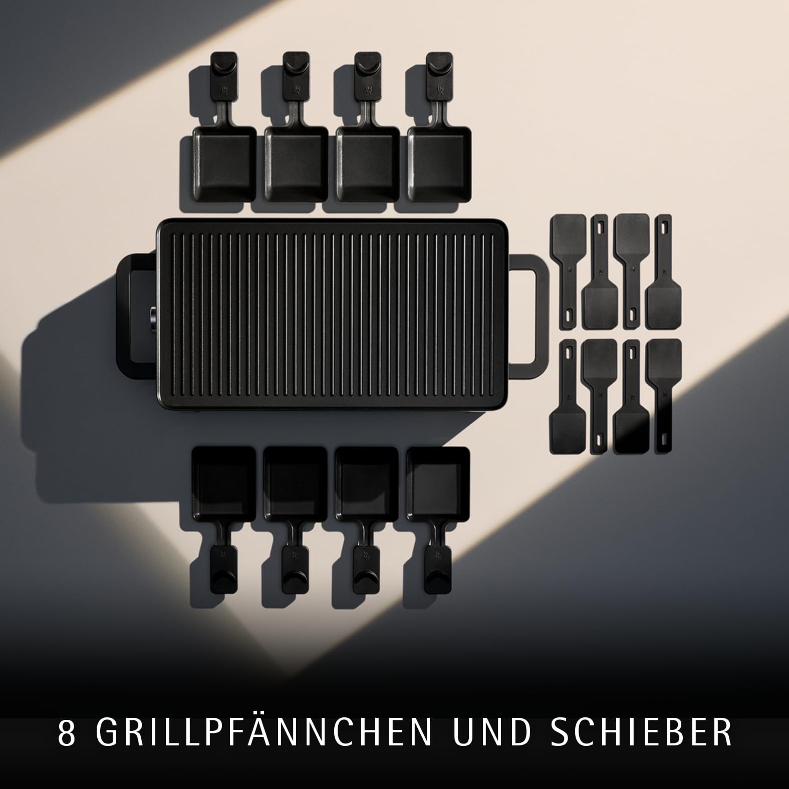 wmf-master-raclette-grill-f-r-8-personen-mit-8-keramikpf-nnchen-und-schiebern-15 image 8