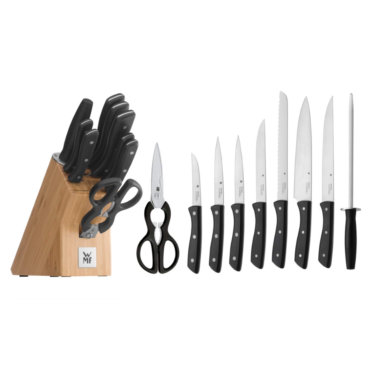 wmf-messerblock-mit-10-teiligem-messerset-7-scharfe-messer-aus-spezialklingensta image 1