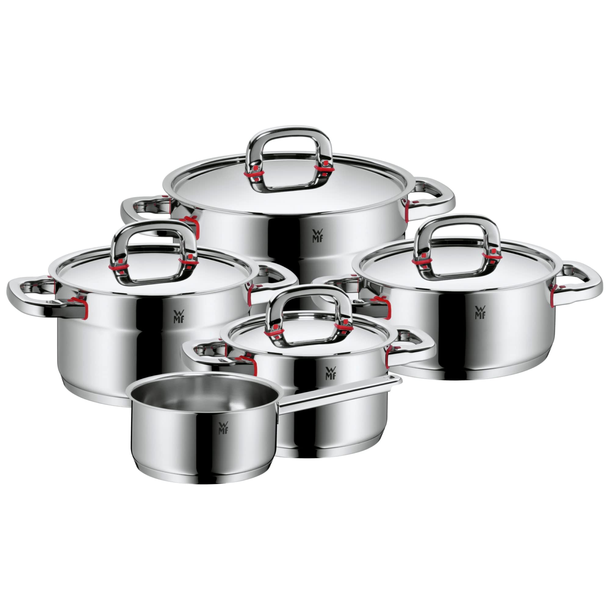 wmf-premium-one-topfset-induktion-5-teilig-kochtopf-set-mit-metalldeckel-cromarg image 1