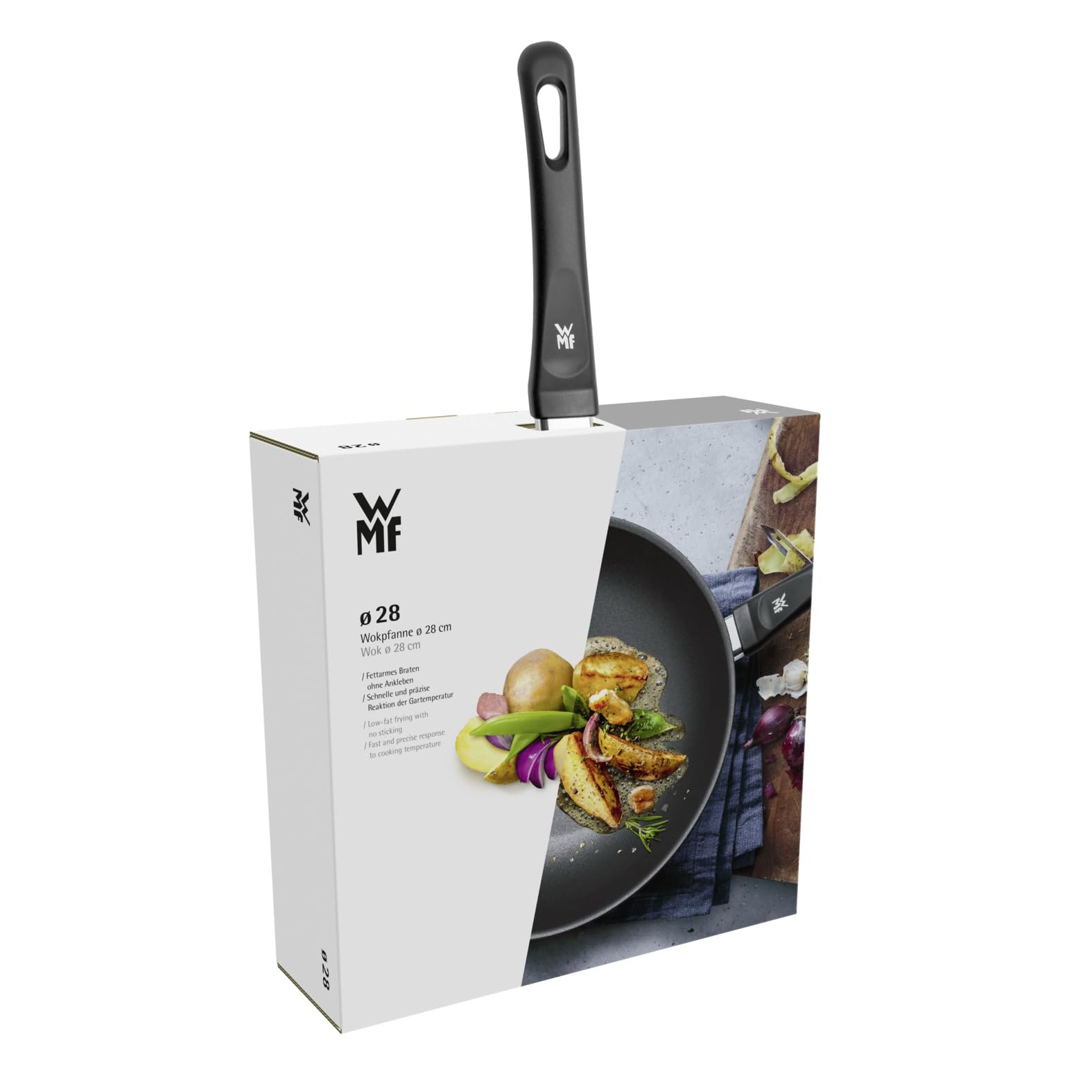 wmf-grillpfanne-27-x-27-cm-mit-ausguss-gerillte-steakpfanne-aus-beschichtetem-al image 8