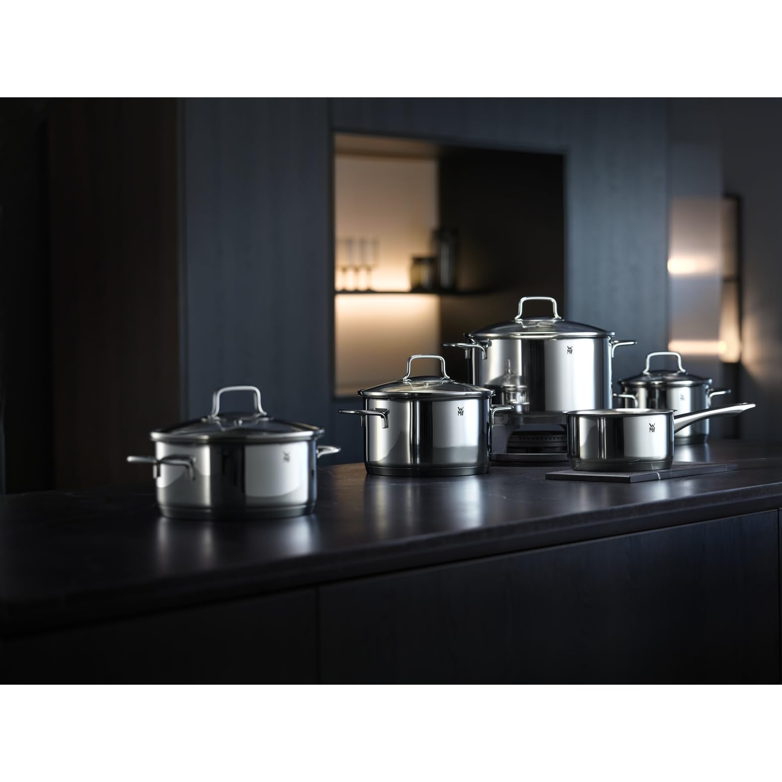 wmf-astoria-topfset-induktion-6-teilig-kochtopf-set-mit-glasdeckel-cromargan-ede image 2