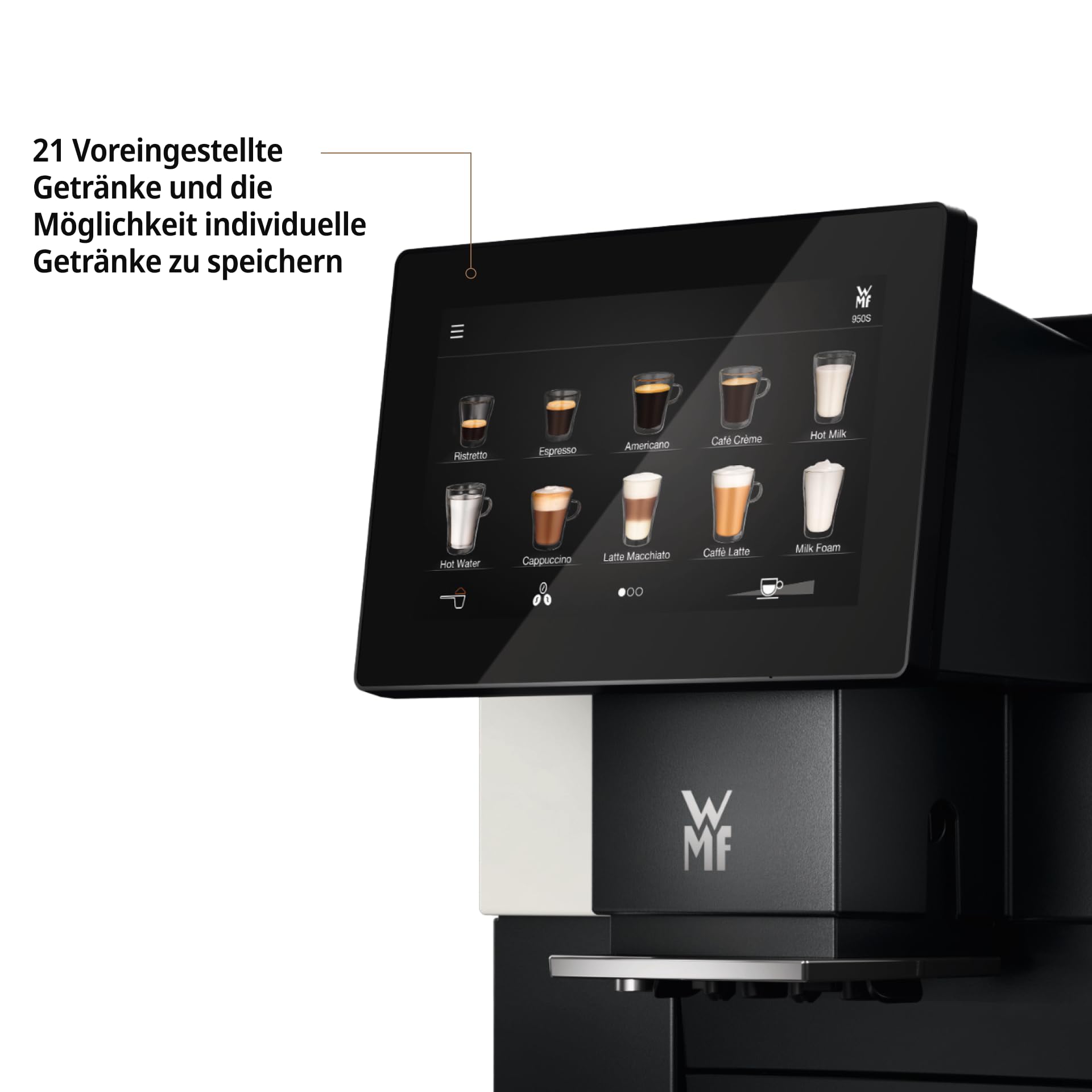 wmf-950-s-kaffeevollautomat-f-r-b-ro-gewerbe-inkl-starter-reinigungsset-wasserfi image 4