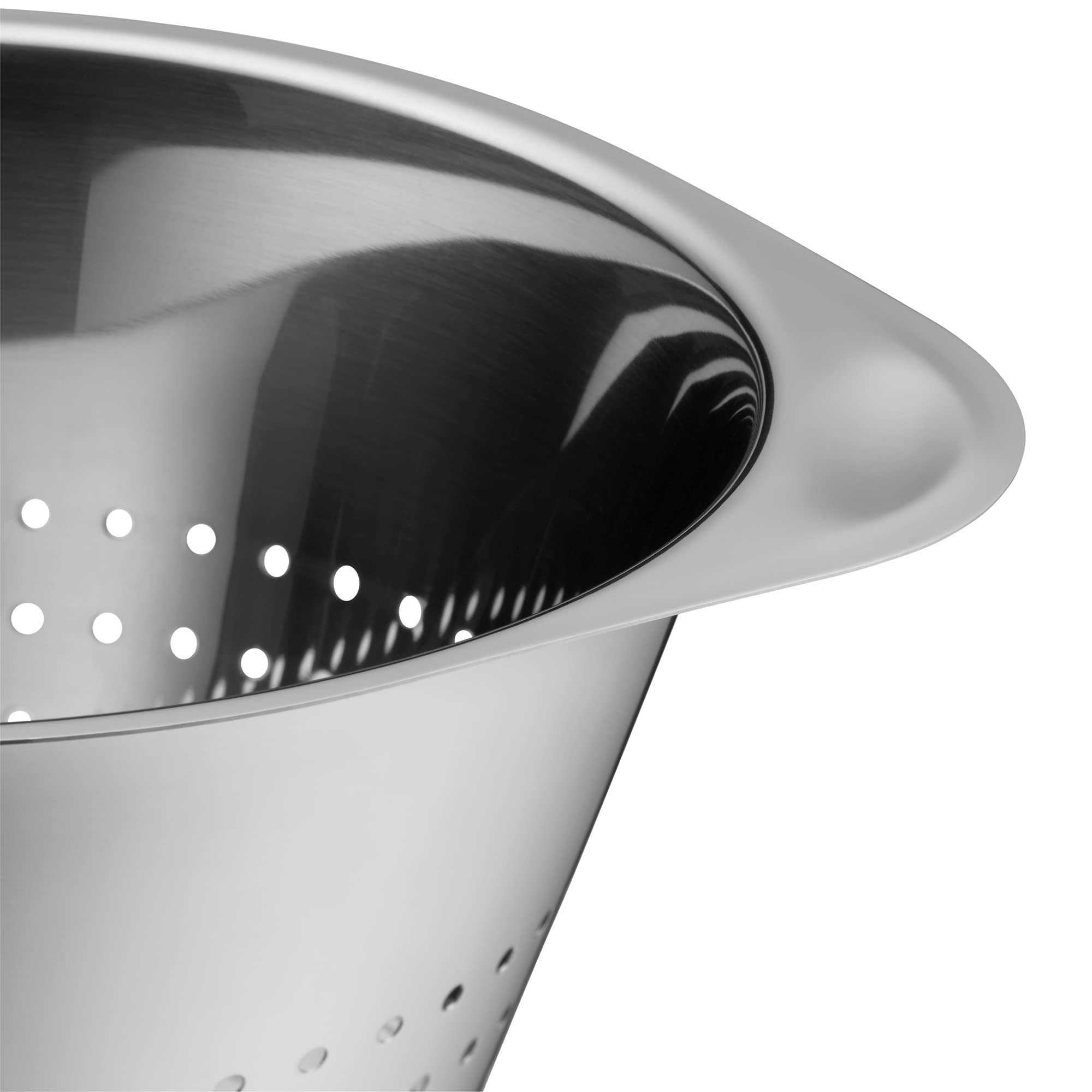 wmf-gourmet-sieb-edelstahl-24-cm-seiher-mit-gro-en-l-chern-aus-cromargan-edelsta image 4