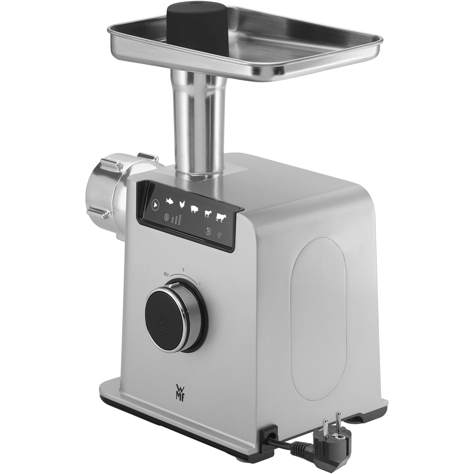 wmf-profi-plus-fleischwolf-elektrisch-350-w-wurstf-llmaschine-mit-r-cklauf-3-loc image 4
