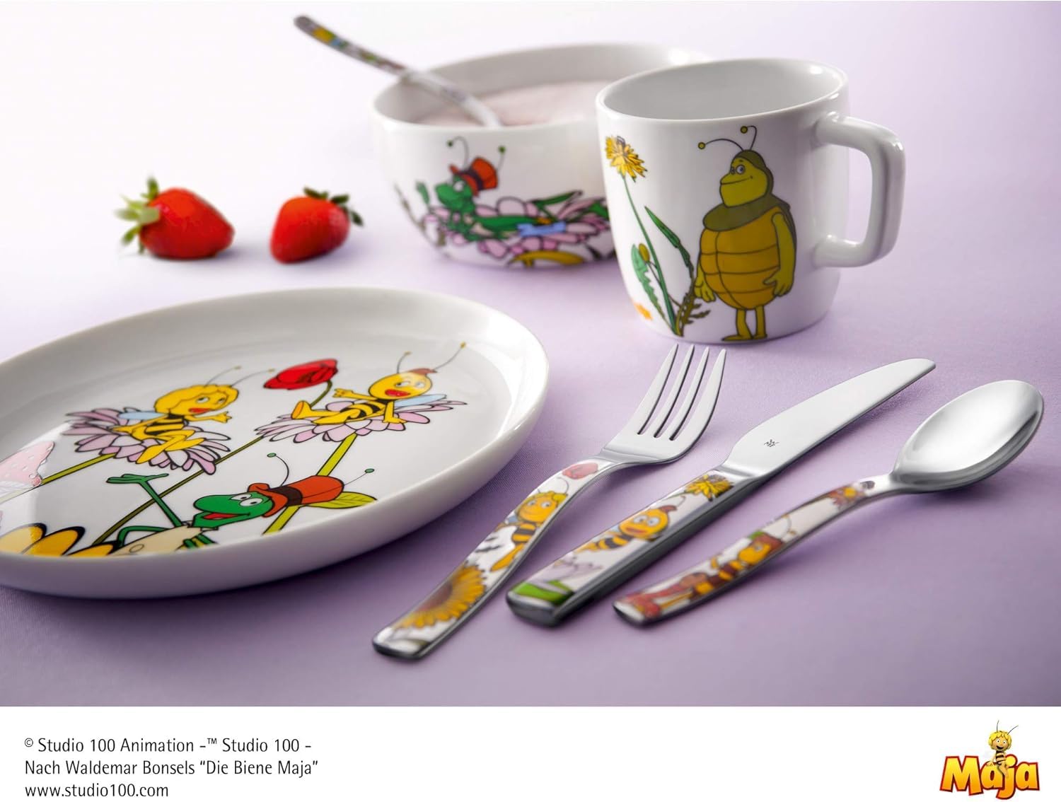 wmf-kindergeschirr-set-biene-maja-6-teilig-mit-gravur-personalisiert-mit-namen-p image 8