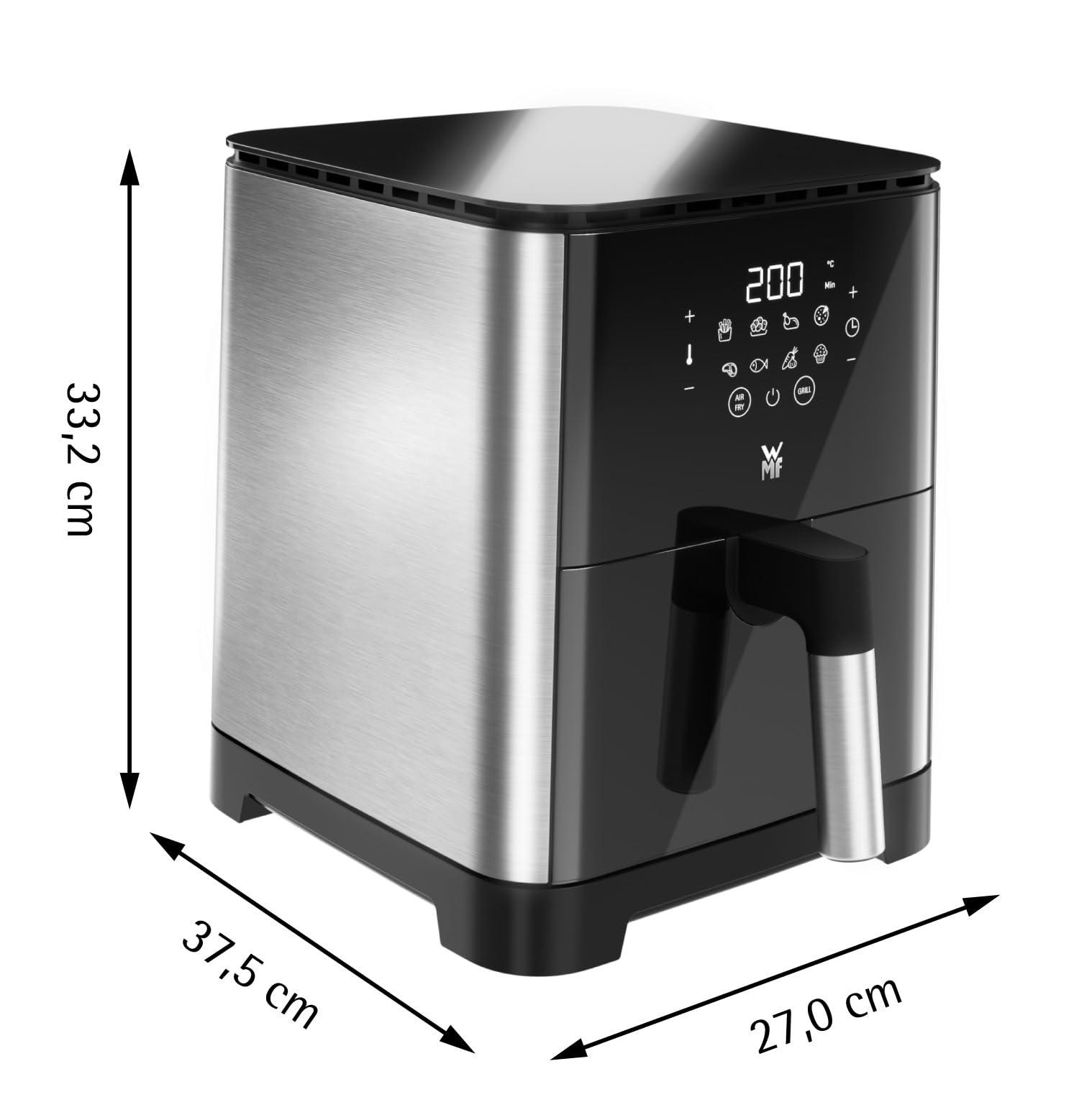 wmf-multi-taste-hei-luftfritteuse-4-6-l-1550-w-airfryer-mit-8-programmen-air-flo image 5