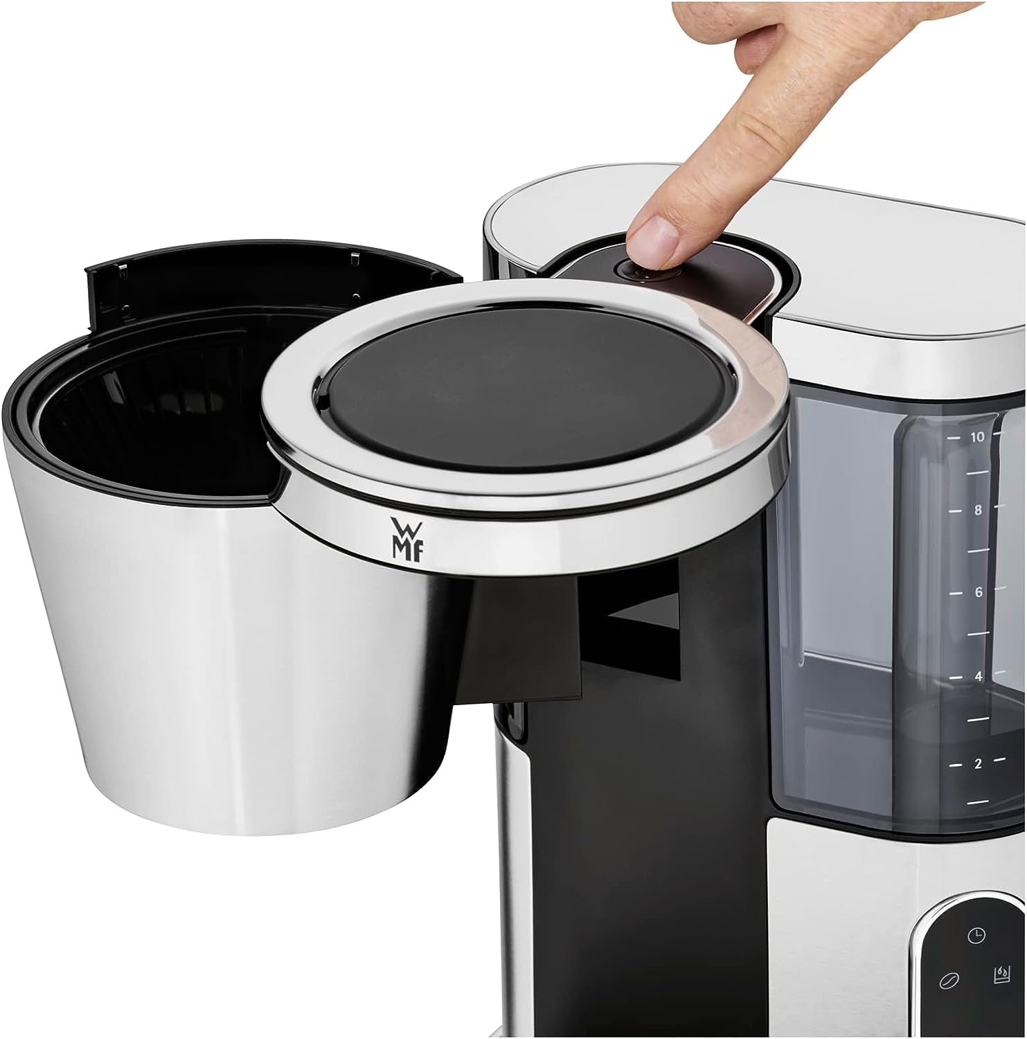 wmf-lono-aroma-filterkaffeemaschine-mit-glaskanne-10-tassen-1000-w-schwenkfilter image 3