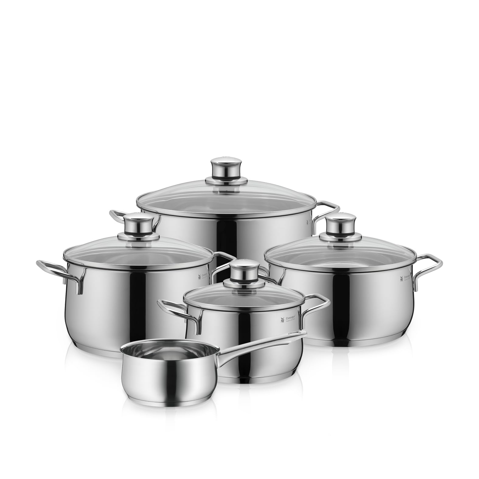 wmf-diadem-plus-topfset-5-teilig-kochtopf-set-mit-glasdeckeln-cromargan-edelstah image 1
