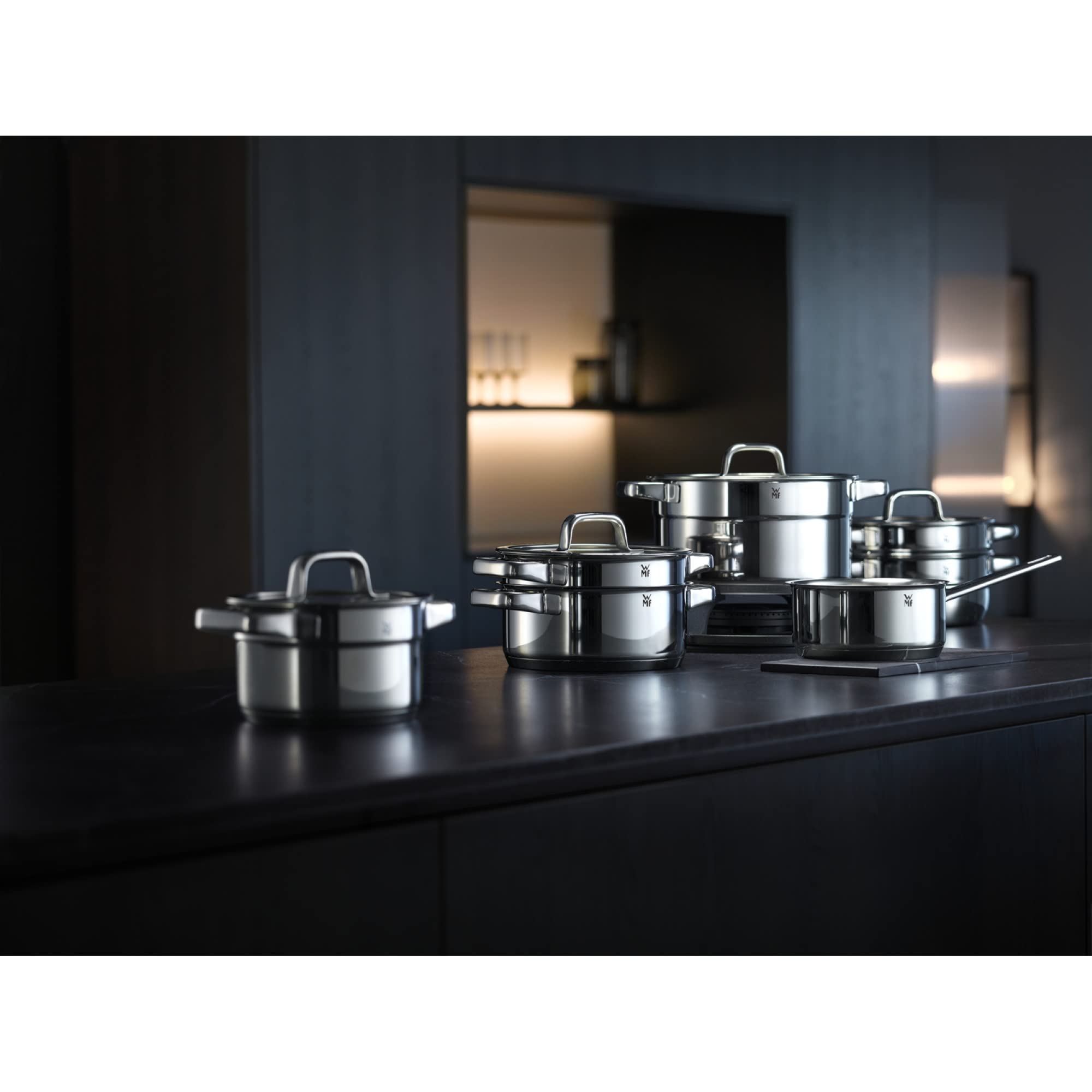 wmf-compact-cuisine-topfset-induktion-5-teilig-kochtopf-set-mit-glasdeckel-croma image 2