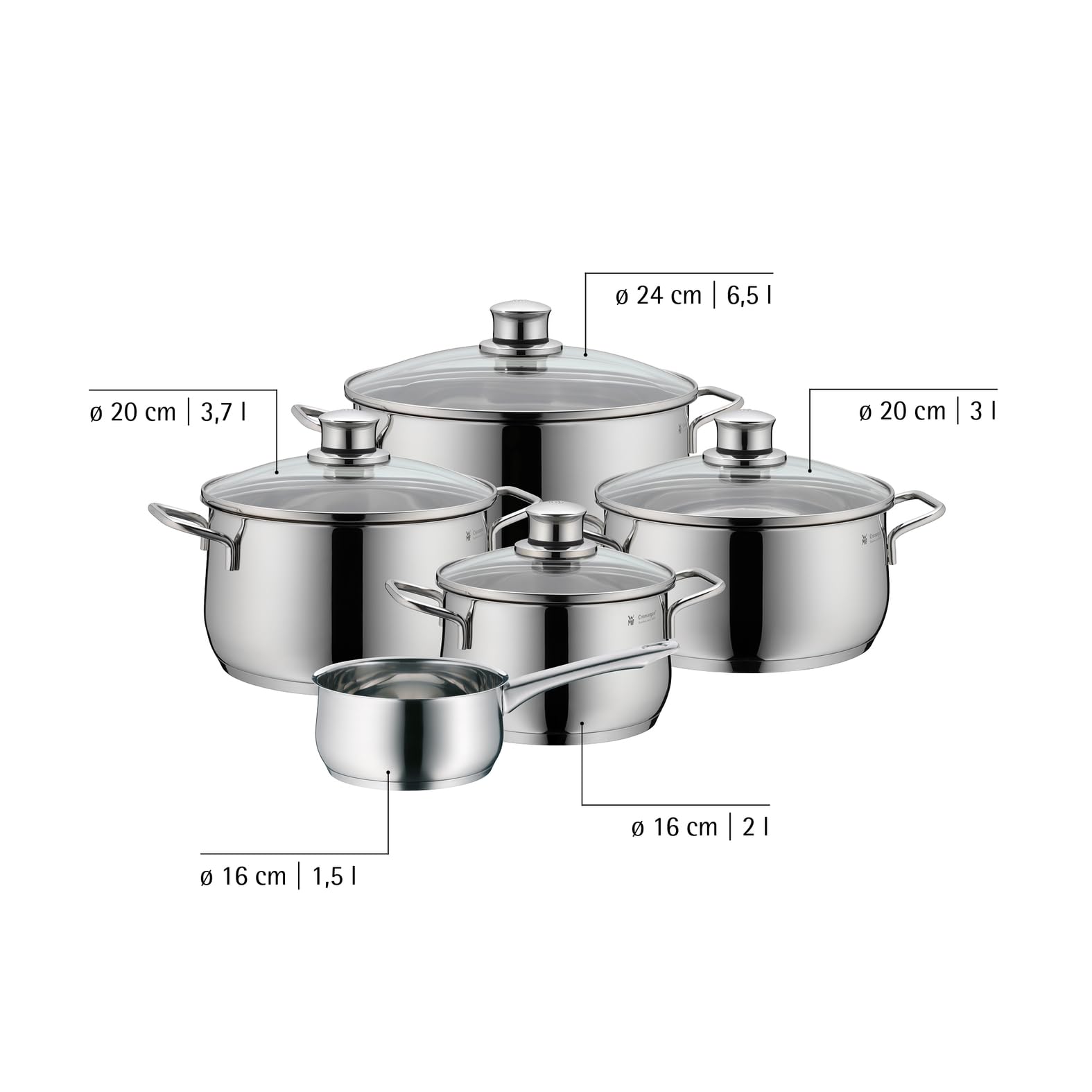 wmf-diadem-plus-topfset-5-teilig-kochtopf-set-mit-glasdeckeln-cromargan-edelstah image 8
