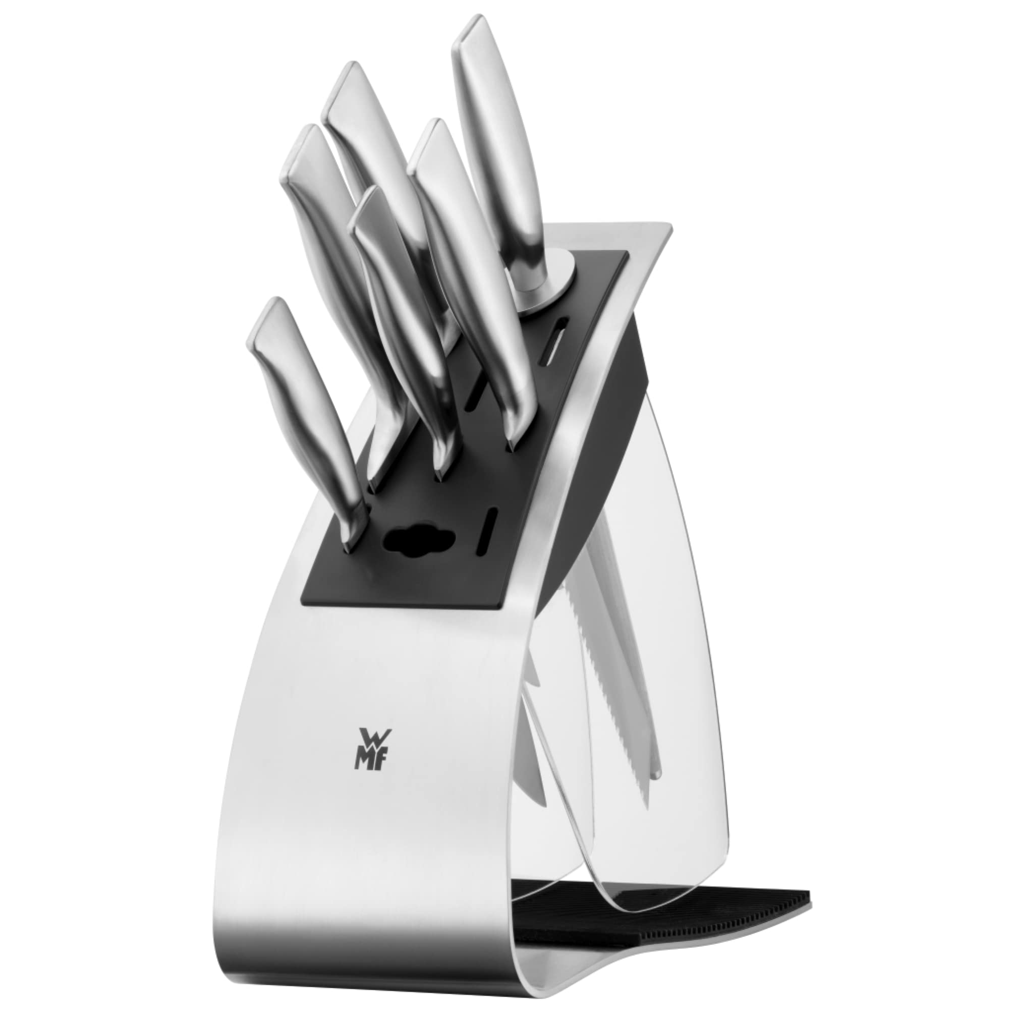 wmf-messerblock-ohne-messer-edelstahl-matt-leer-f-r-8-messer-1-fleischgabel-und- image 2