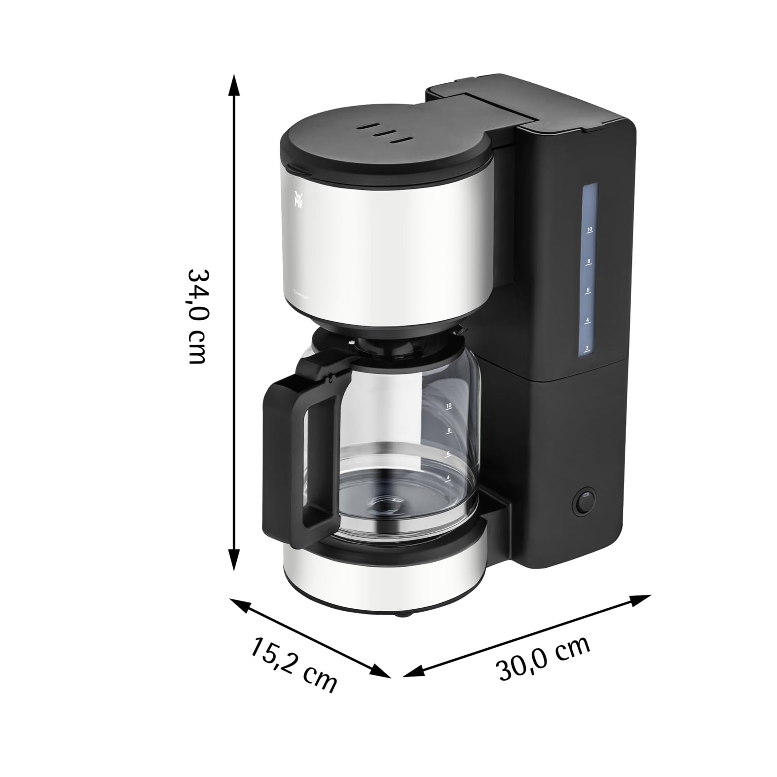 wmf-stelio-aroma-filterkaffeemaschine-mattwei-cromargan-edelstahl-glaskanne-1-25 image 4