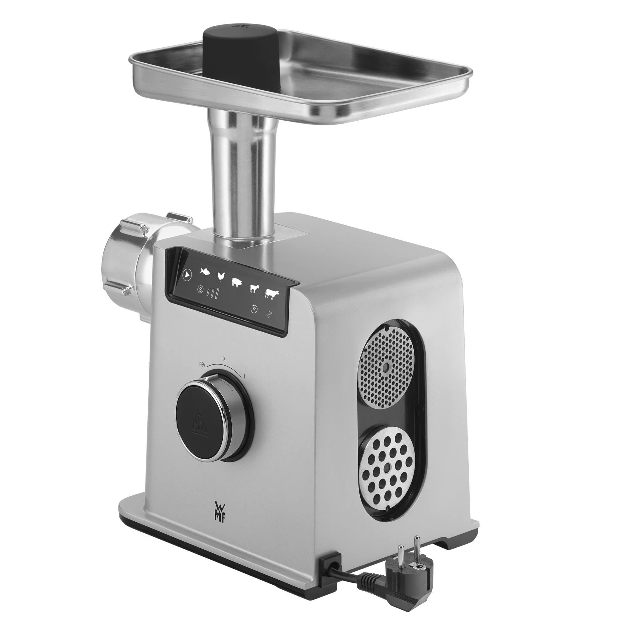 wmf-profi-plus-fleischwolf-elektrisch-350-w-wurstf-llmaschine-mit-r-cklauf-3-loc image 5