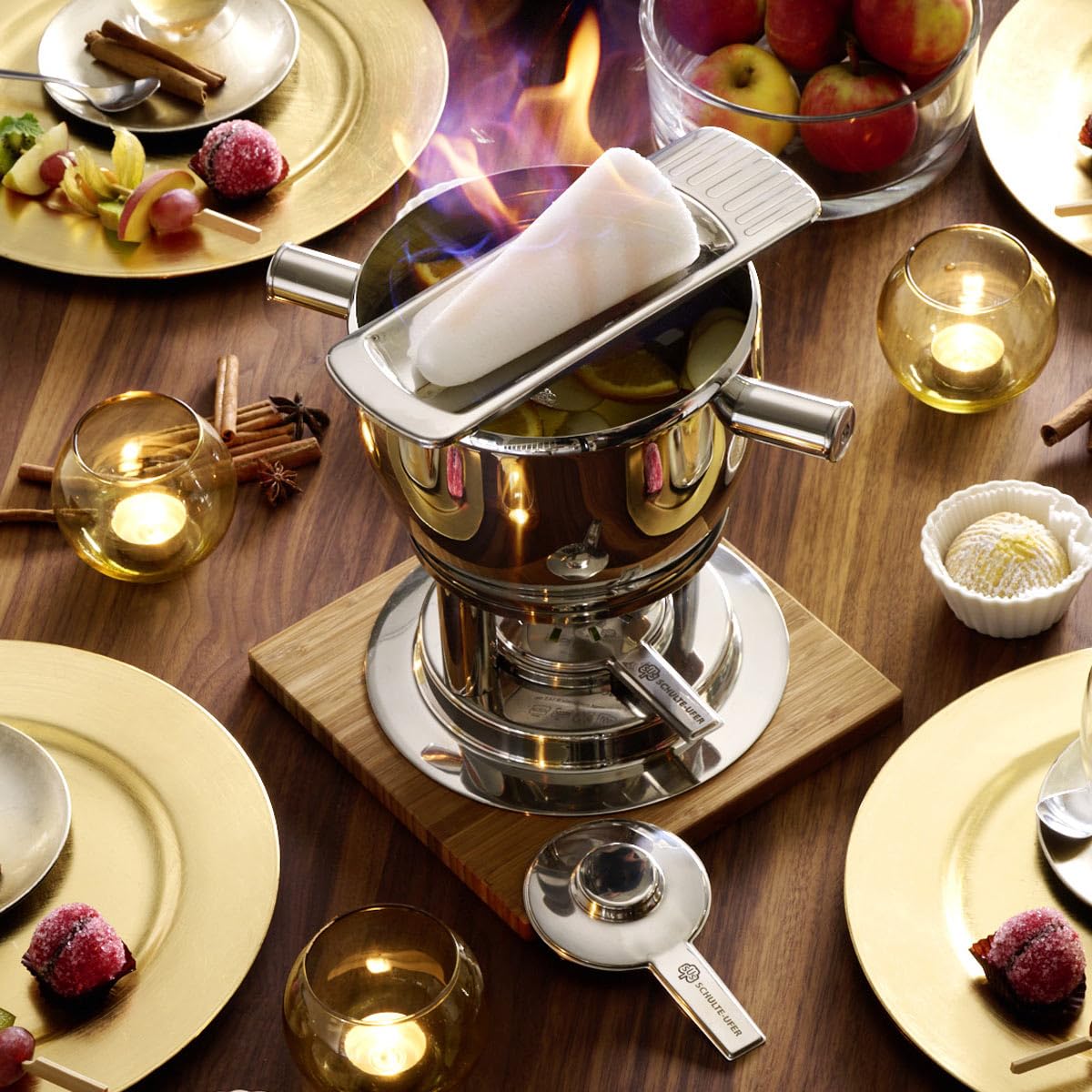 schulte-ufer-feuerzangenbowle-samba-20-cm-edelstahl-set-mit-topf-st-vchen-fireba image 3