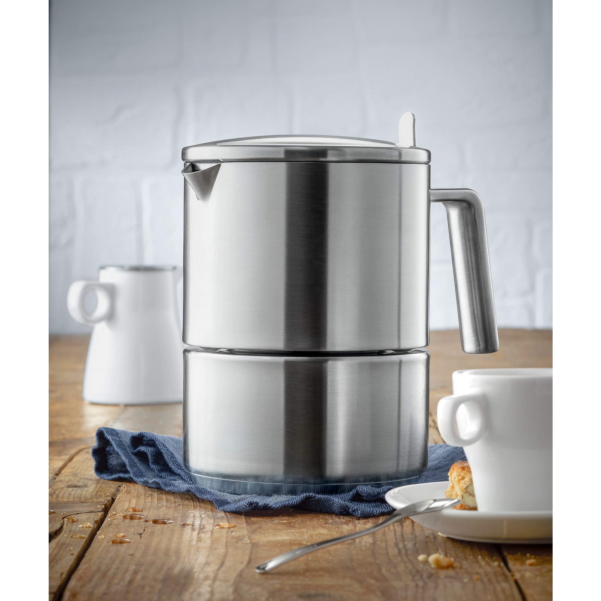 wmf-kult-espressokocher-300-ml-espressomaschine-f-r-6-tassen-cromargan-edelstahl image 2