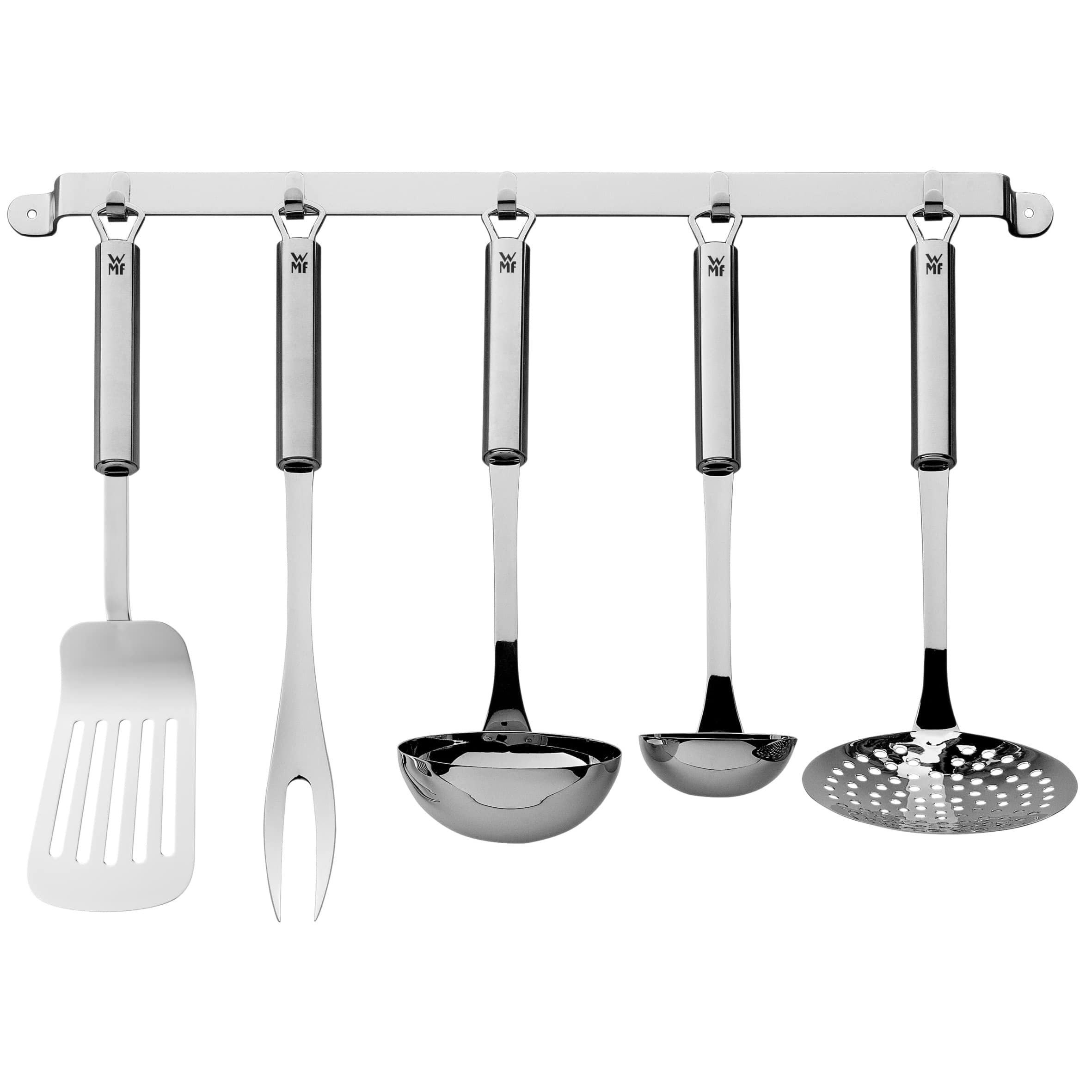wmf-profi-plus-k-chenhelfer-set-6-teilig-mit-h-ngeleiste-5-helfer-aus-cromargan- image 1