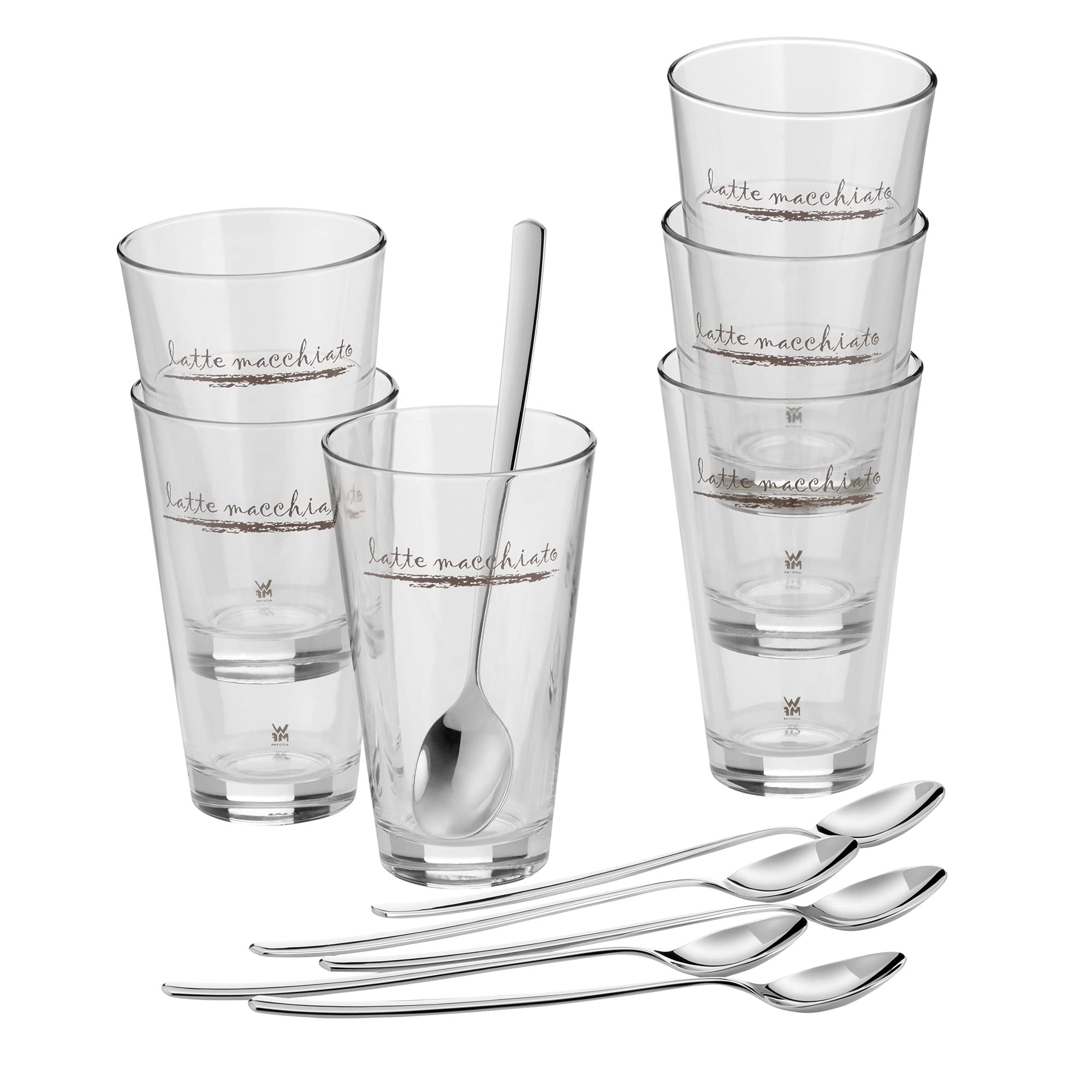 wmf-clever-more-latte-macchiato-gl-ser-set-12-teilig-6-gl-ser-280-ml-mit-l-ffel- image 3
