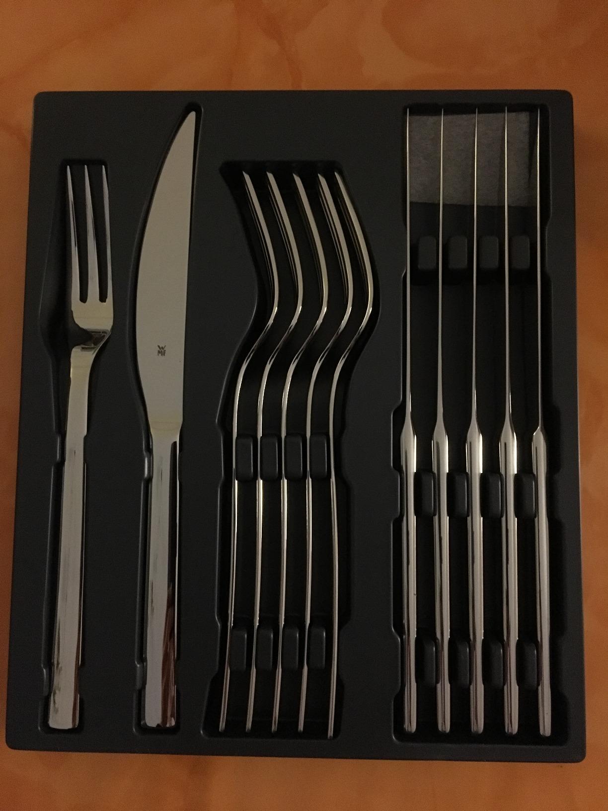 Sehr gut, Messer könnten schärfer sein