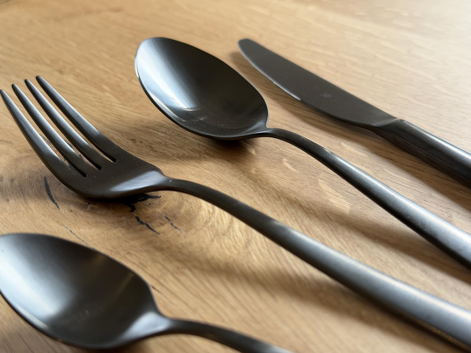 Schwarzes Besteck – ein Hingucker