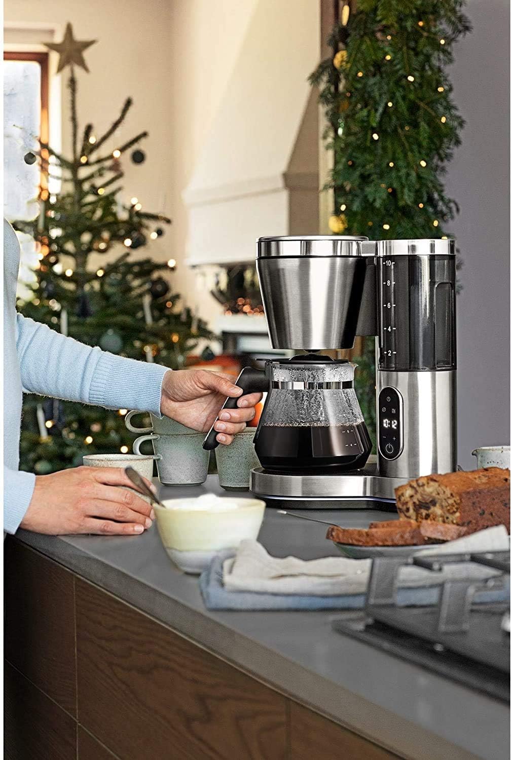 wmf-lono-aroma-filterkaffeemaschine-mit-glaskanne-10-tassen-1000-w-schwenkfilter image 6