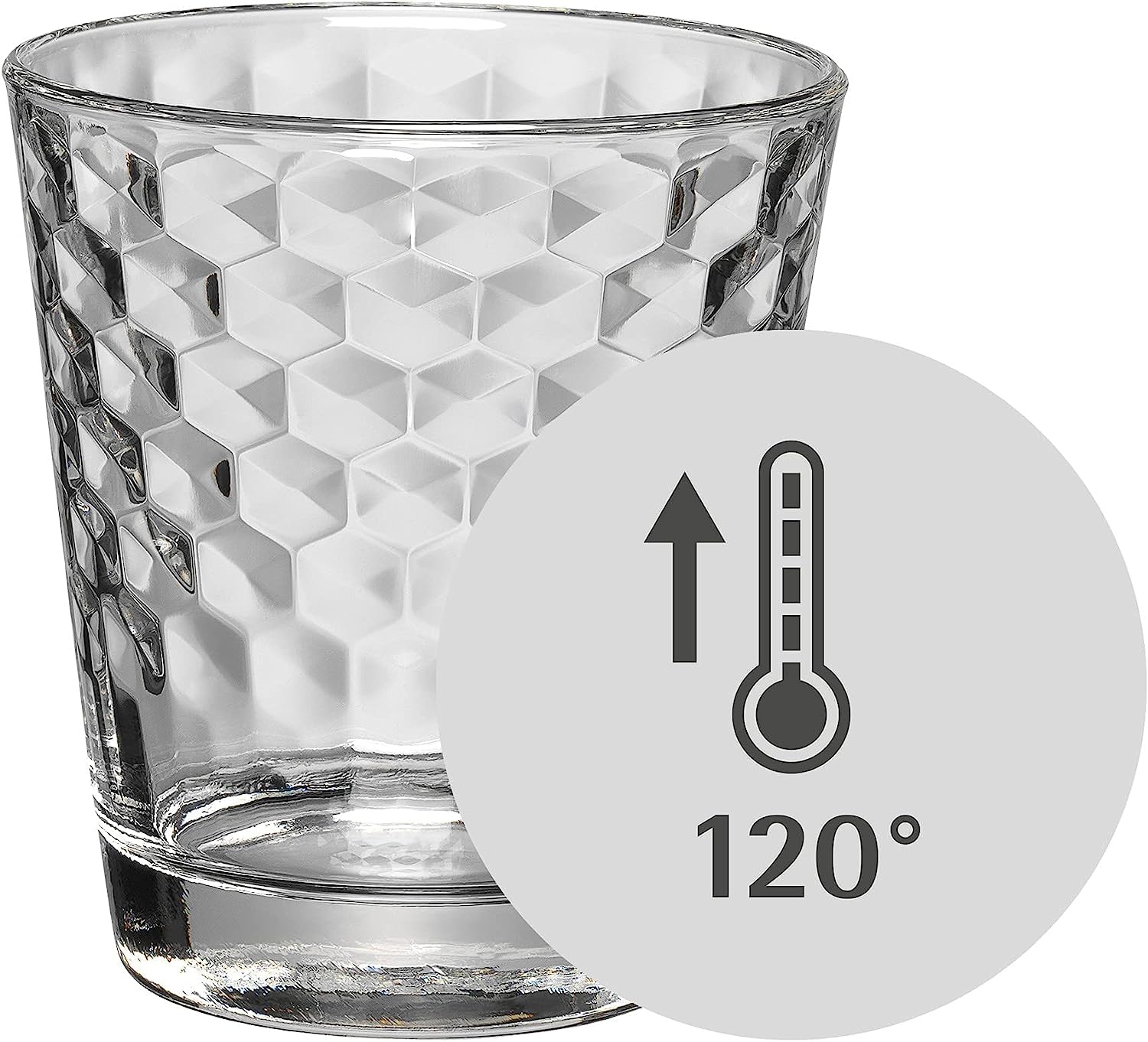 wmf-coffeetime-wassergl-ser-set-4-teilig-tumbler-265-ml-mit-wabenmuster-hitzebes image 4