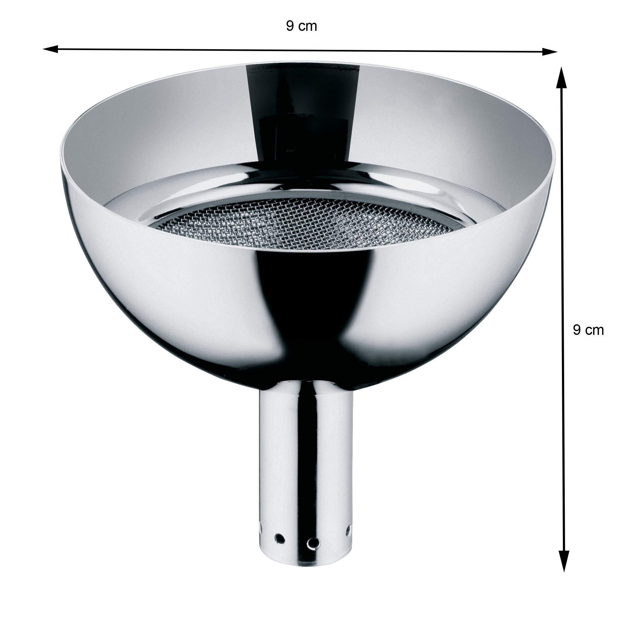wmf-vino-dekantiertrichter-9-cm-mit-feinen-l-chern-und-sieb-cromargan-edelstahl- image 4