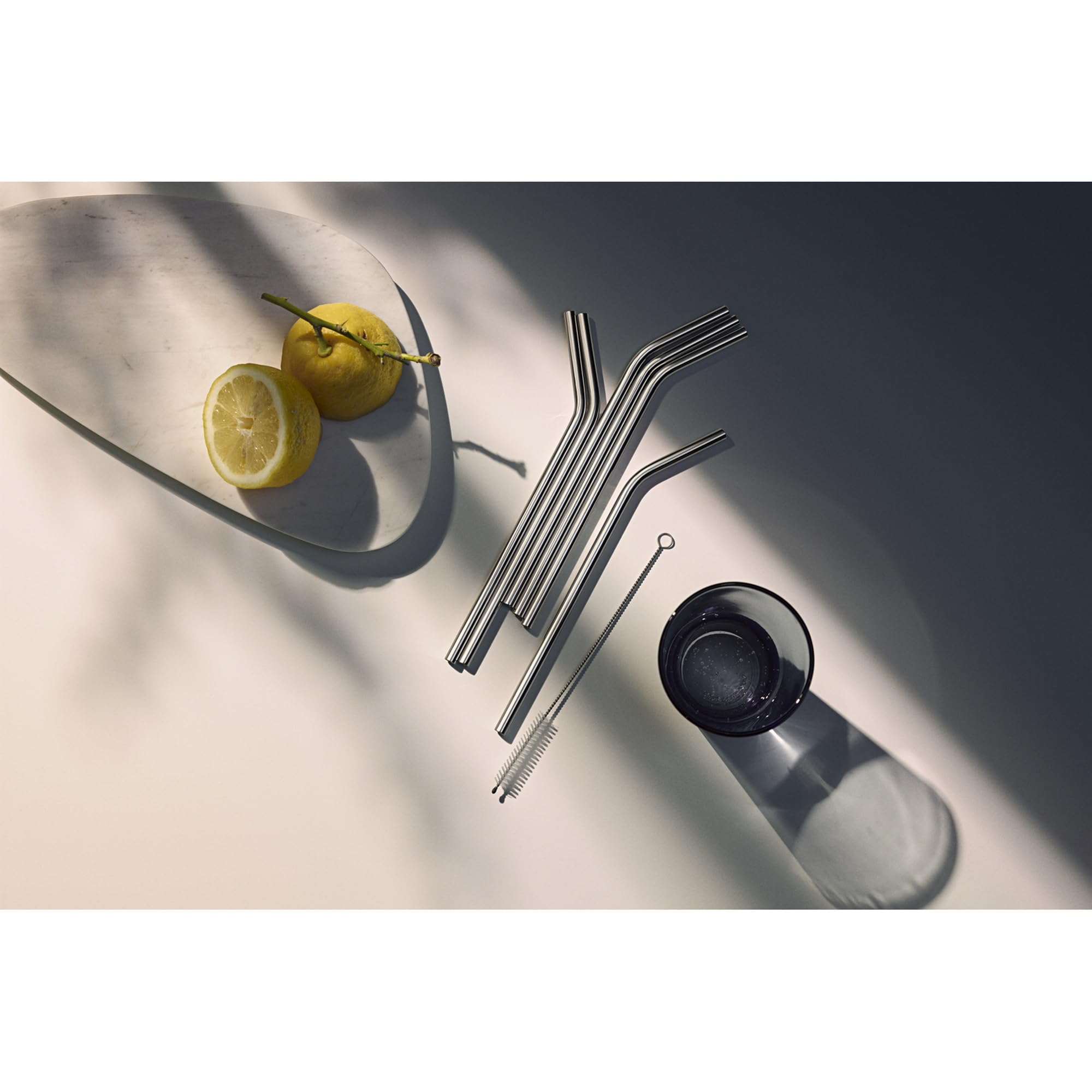 wmf-baric-metall-strohhalm-set-7-teilig-6-gebogene-wiederverwendbare-cromargan-e image 2