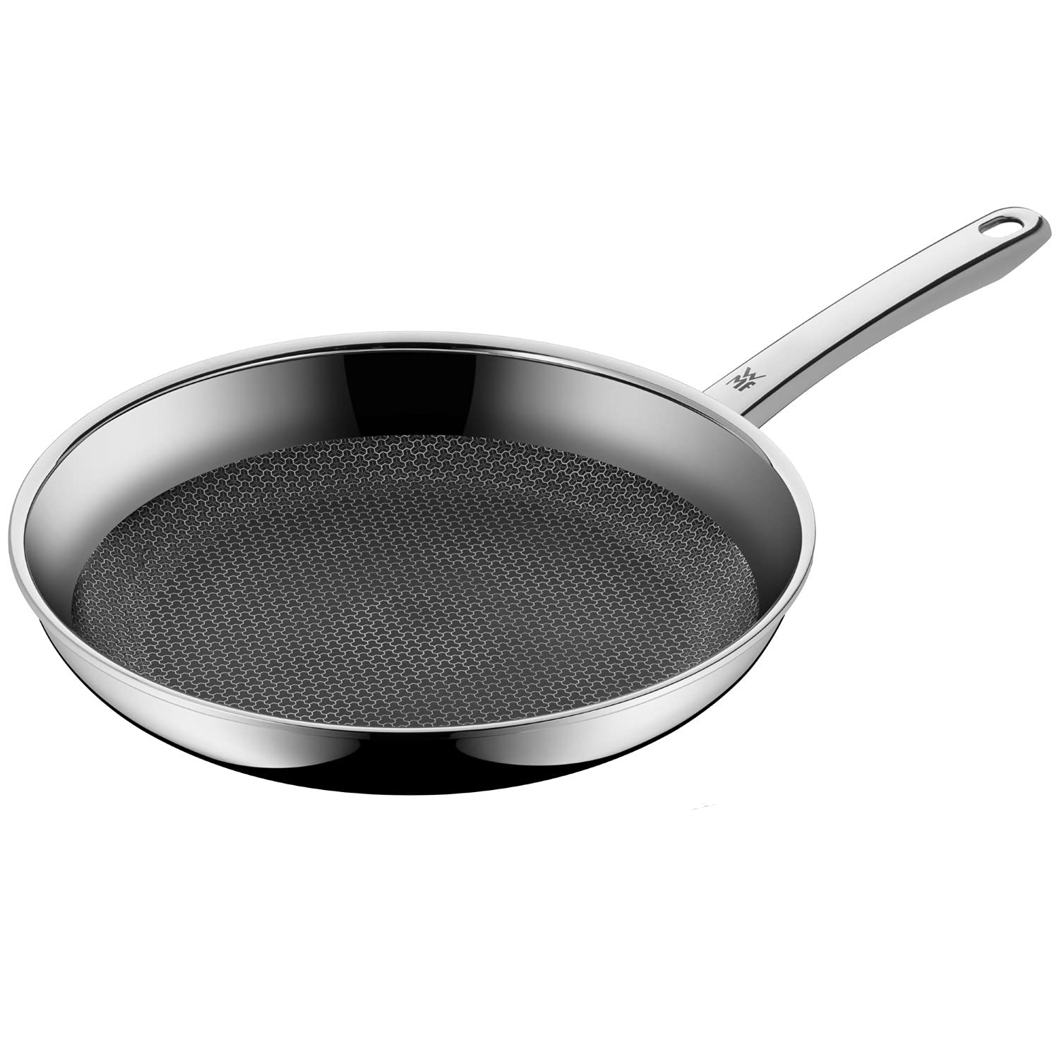 wmf-profi-resist-bratpfanne-28-cm-cromargan-edelstahl-mit-kratzfester-wabenstruk image 1