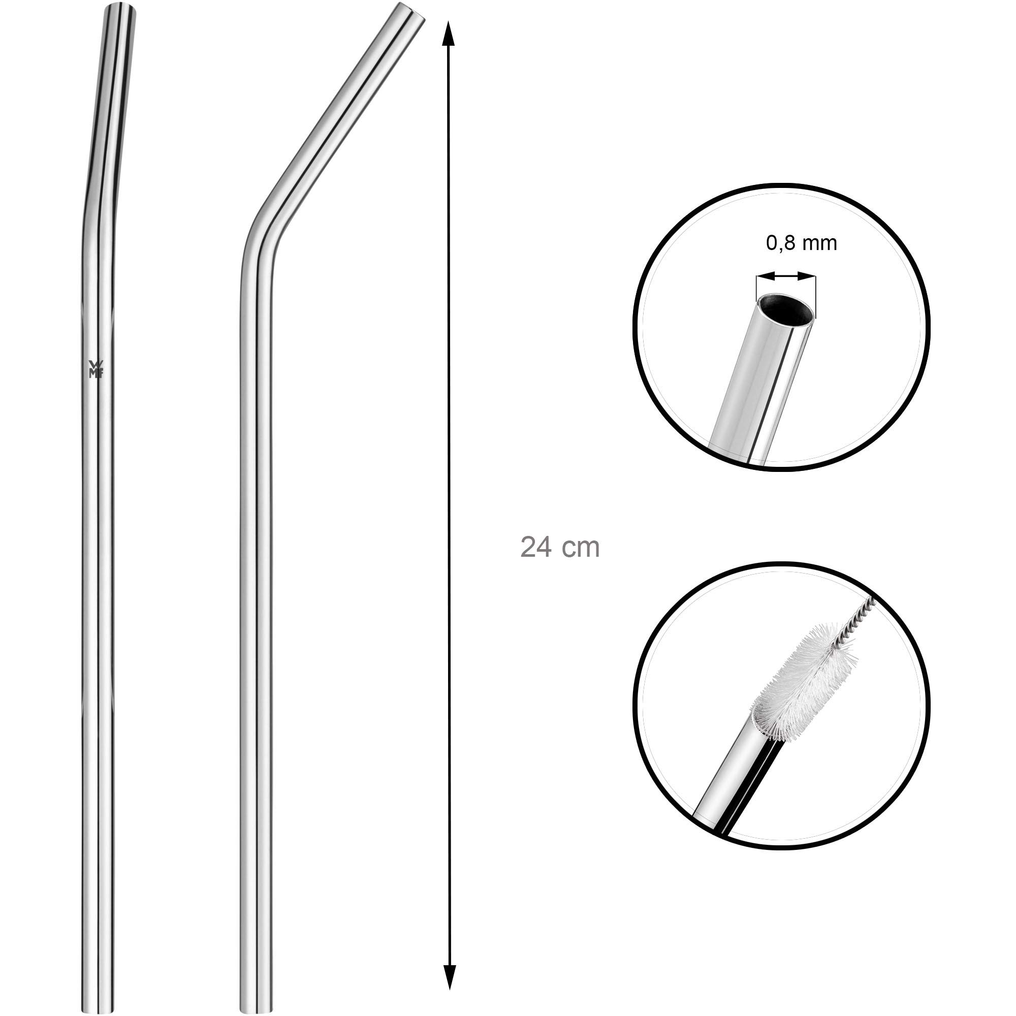 wmf-baric-metall-strohhalm-set-7-teilig-6-gebogene-wiederverwendbare-cromargan-e image 3