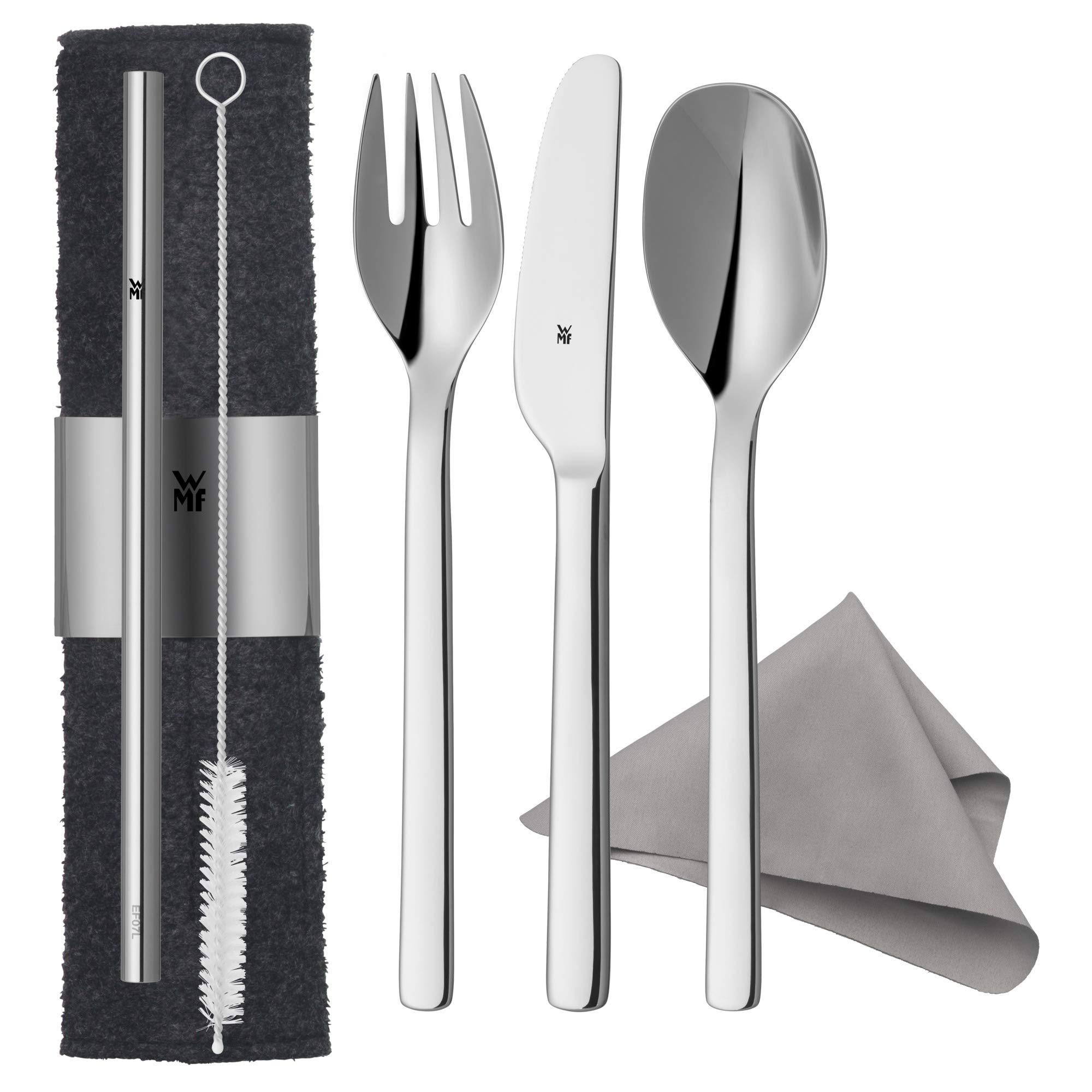 wmf-my2go-reisebesteck-set-8-teilig-outdoor-campingbesteck-1-person-mit-etui-tri image 1