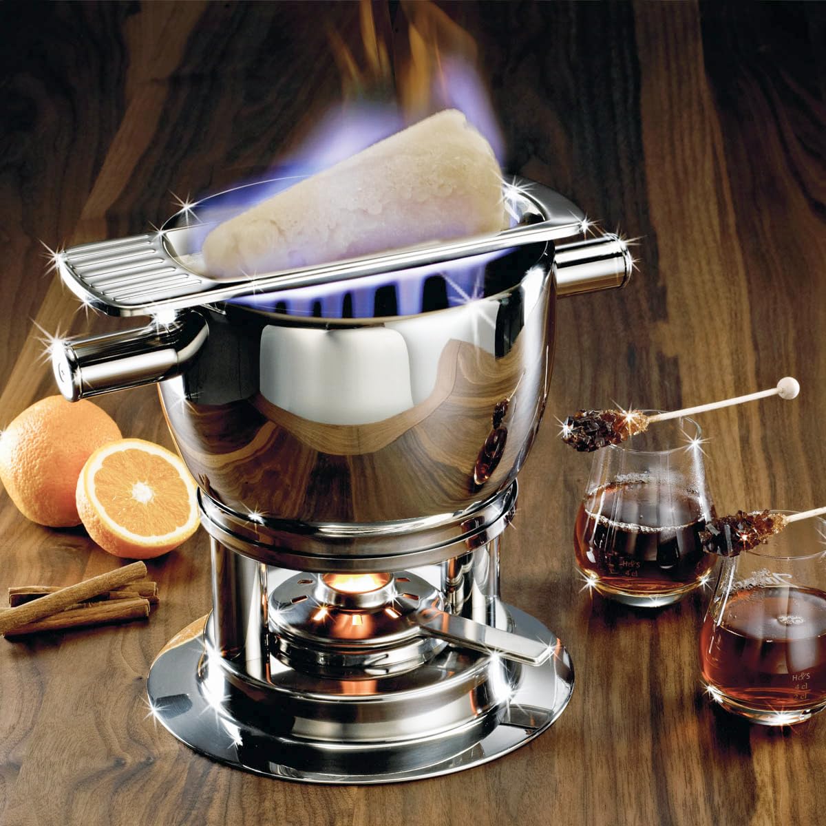 schulte-ufer-feuerzangenbowle-samba-20-cm-edelstahl-set-mit-topf-st-vchen-fireba image 2