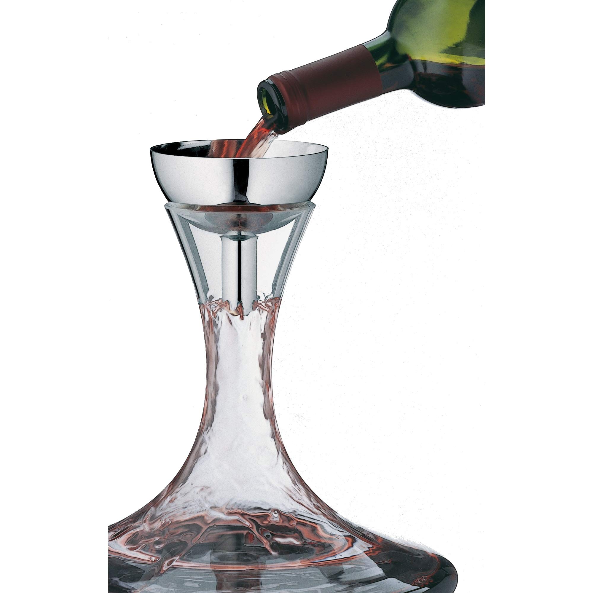 wmf-vino-dekantiertrichter-9-cm-mit-feinen-l-chern-und-sieb-cromargan-edelstahl- image 3