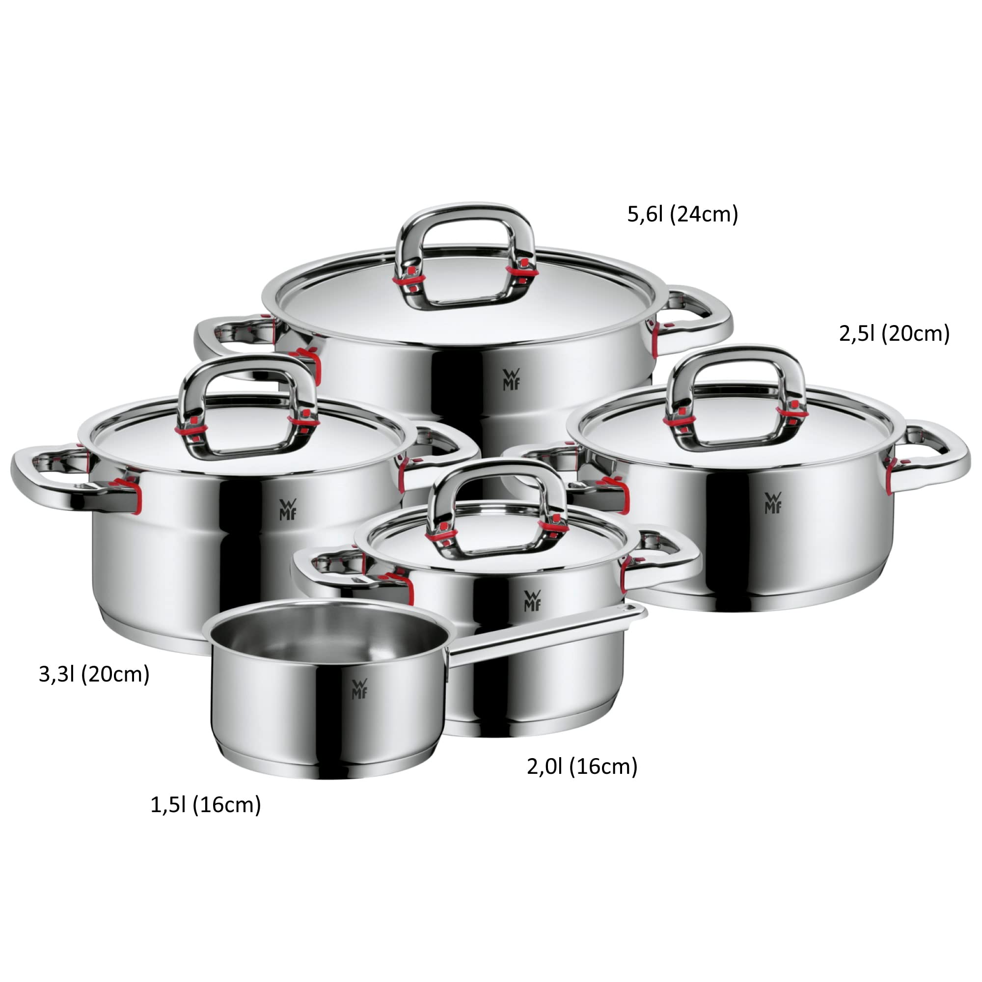 wmf-premium-one-topfset-induktion-5-teilig-kochtopf-set-mit-metalldeckel-cromarg image 3