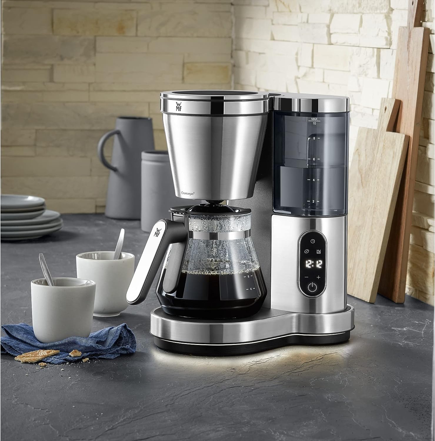 wmf-lono-aroma-filterkaffeemaschine-mit-glaskanne-10-tassen-1000-w-schwenkfilter image 7