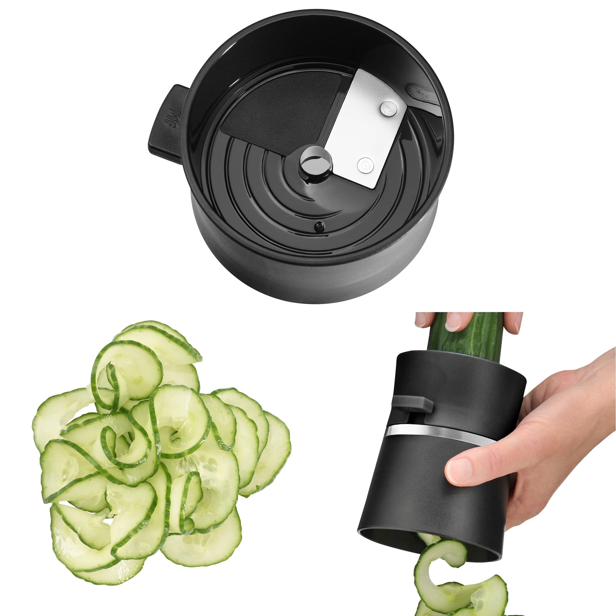 wmf-gourmet-spiralschneider-manuell-mit-restehalter-2-eins-tze-f-r-zoodles-und-g image 5