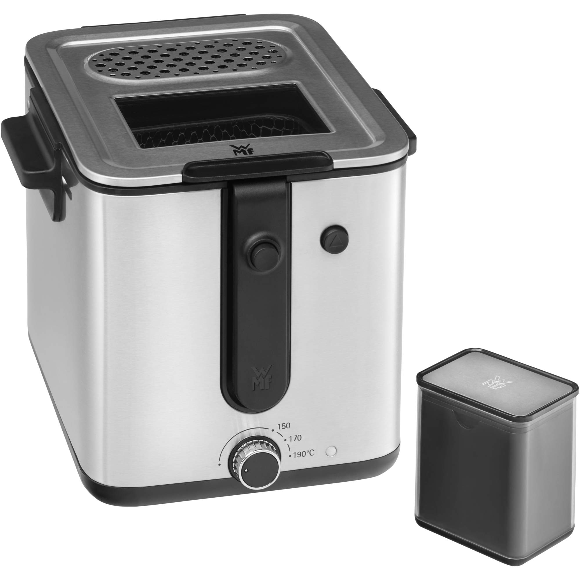 wmf-k-chenminis-mini-fritteuse-mit-kartoffelschneider-1000-w-1-l-lbeh-lter-herau image 1