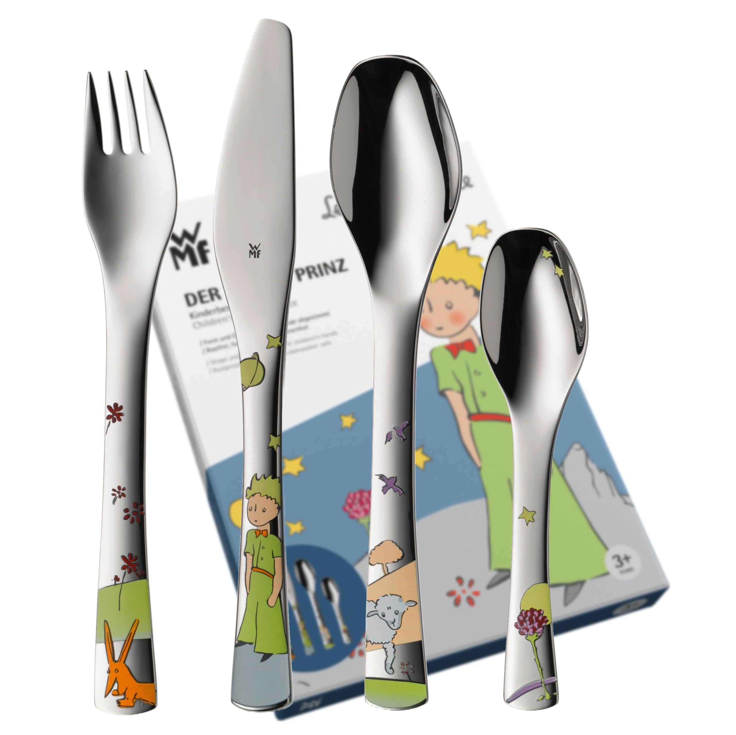 wmf-der-kleine-prinz-kinderbesteck-4-teilig-mit-namensgravur-cromargan-edelstahl image 1