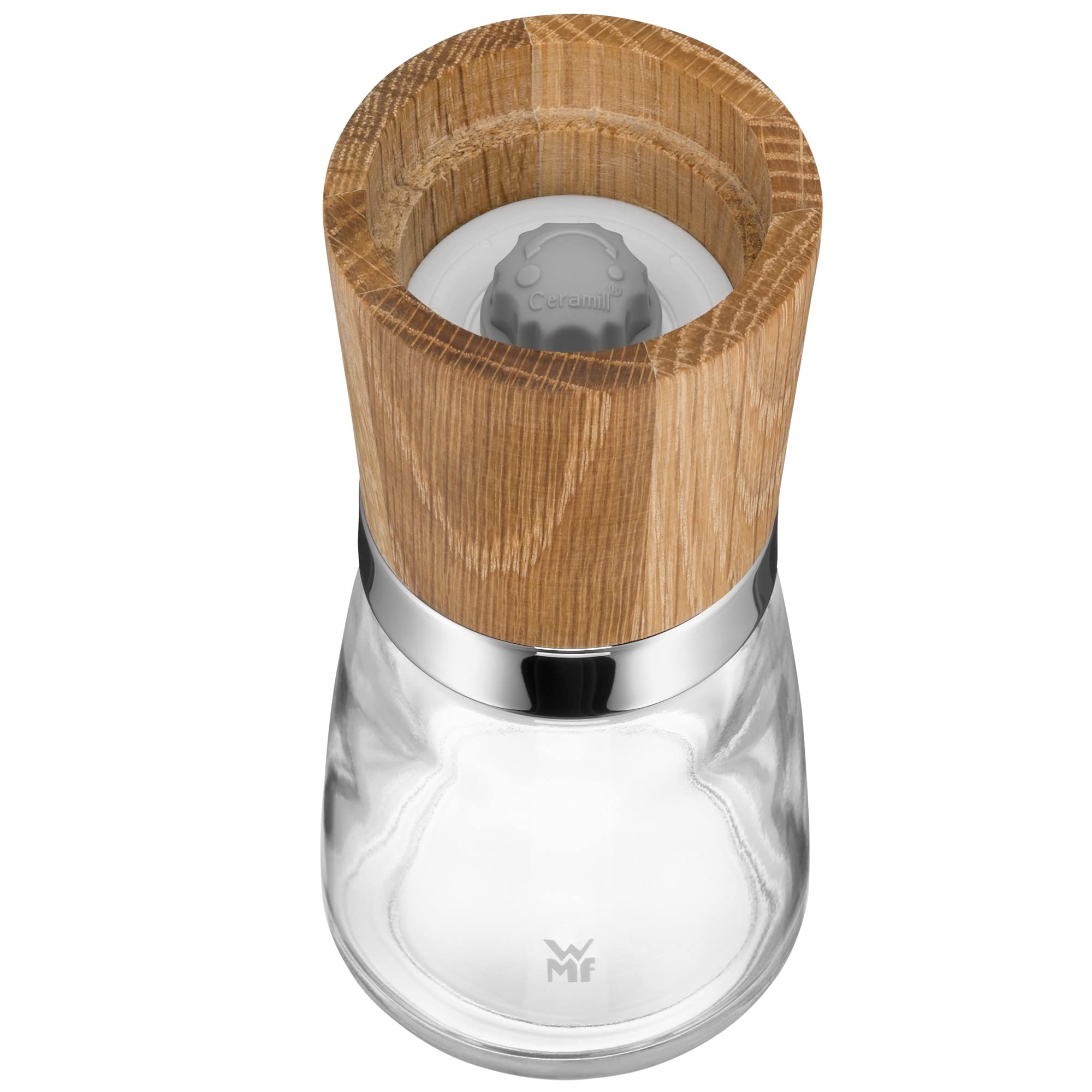 wmf-ceramill-nature-salz-und-pfefferm-hle-13-8-cm-unbef-llt-eichenholz-mit-keram image 3