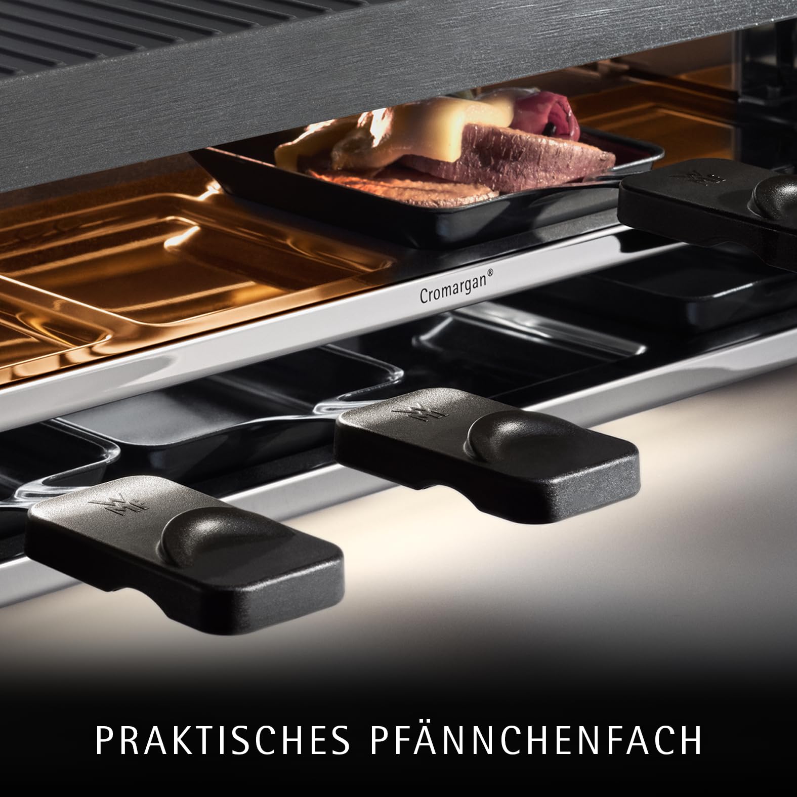 wmf-master-raclette-grill-f-r-8-personen-mit-8-keramikpf-nnchen-und-schiebern-15 image 7