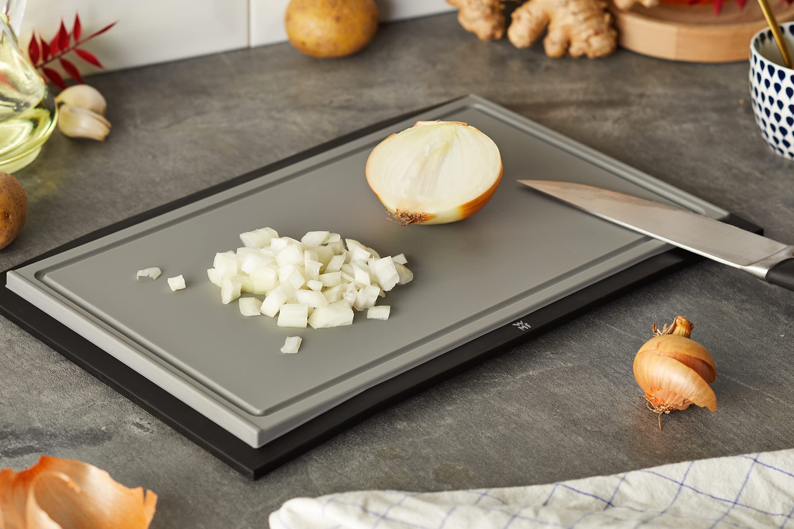 wmf-touch-schneidebrett-32-x-20-cm-kunststoff-tranchierbrett-mit-saftrille-beids image 5