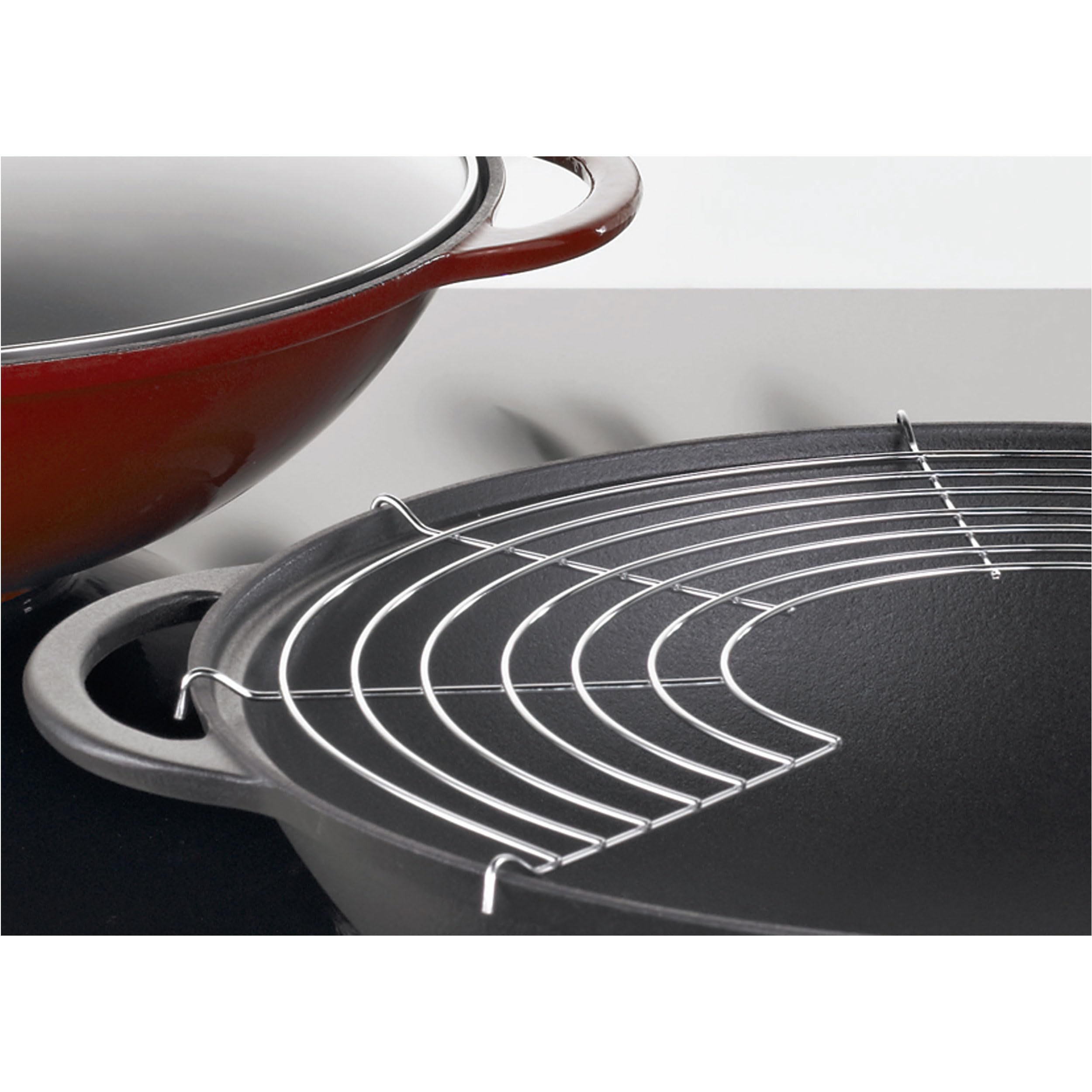 schulte-ufer-rustika-1662-36-s-wok-36-cm-emailliertes-gusseisen-schwarz-induktio image 2