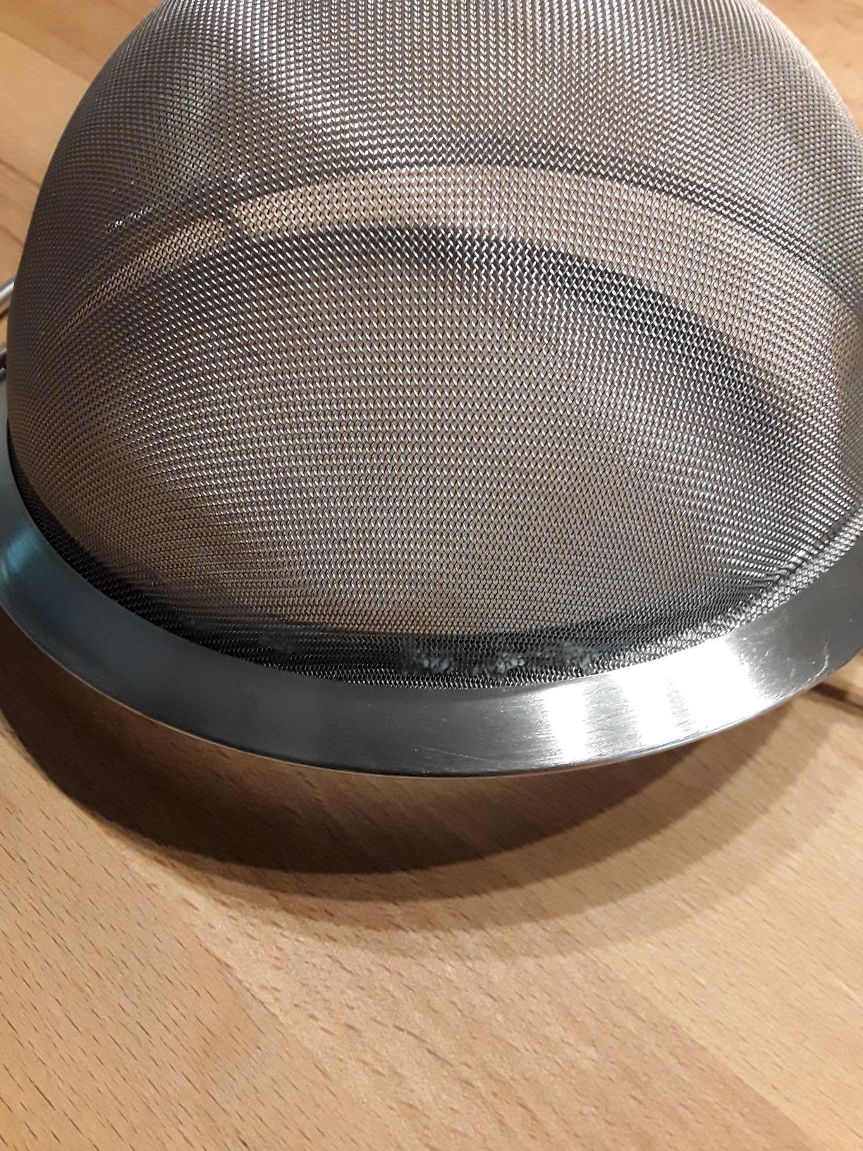 Gutes Sieb, Griffe könnten länger sein