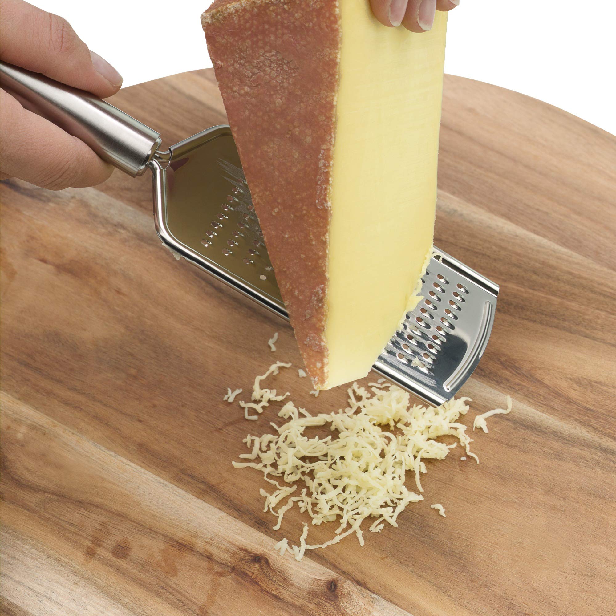 wmf-profi-plus-k-sereibe-25-cm-feine-reibefl-che-cromargan-edelstahl-18-10-parme image 2