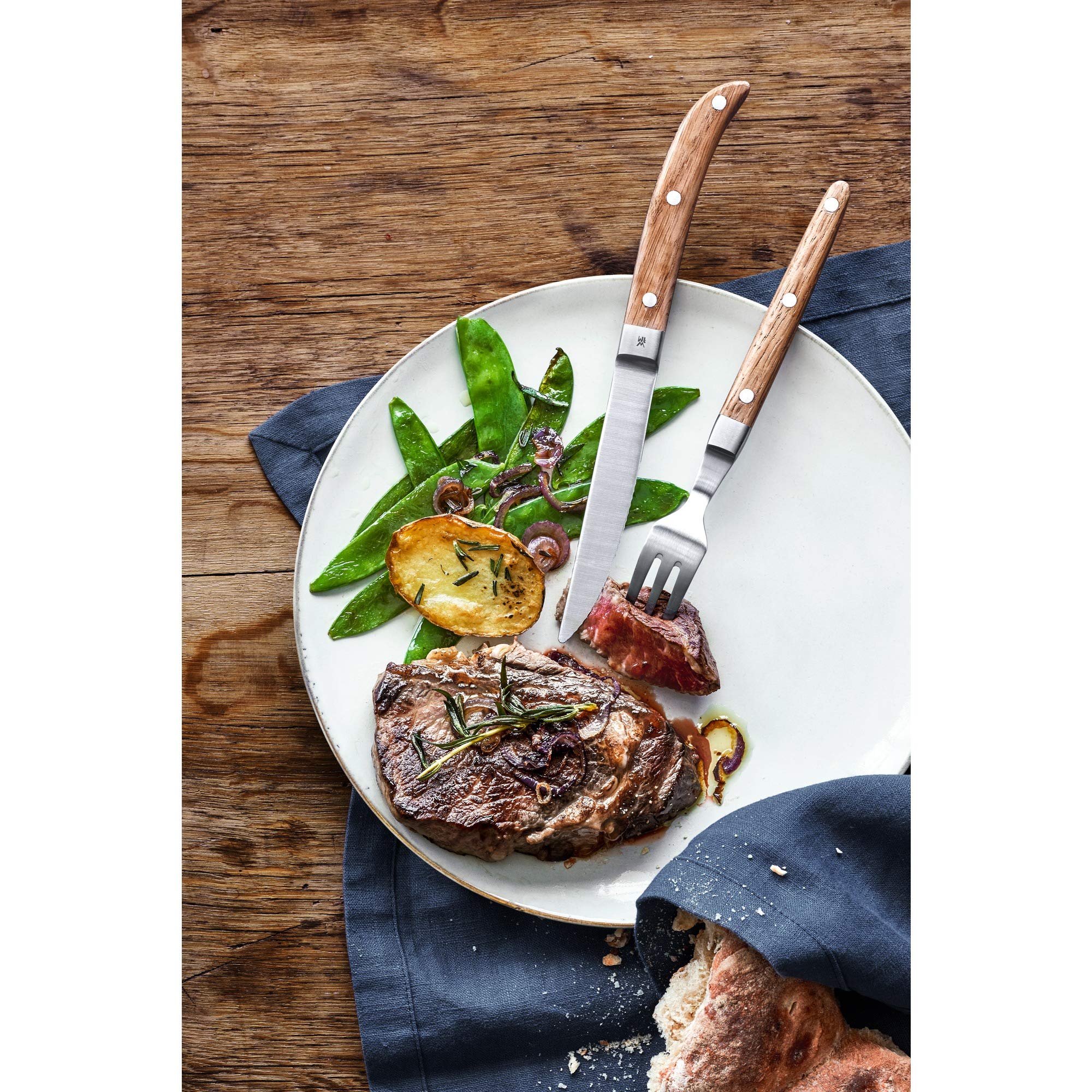 wmf-ranch-steakmesser-set-6-teilig-geschmiedeter-spezialklingenstahl-mit-wellens image 2