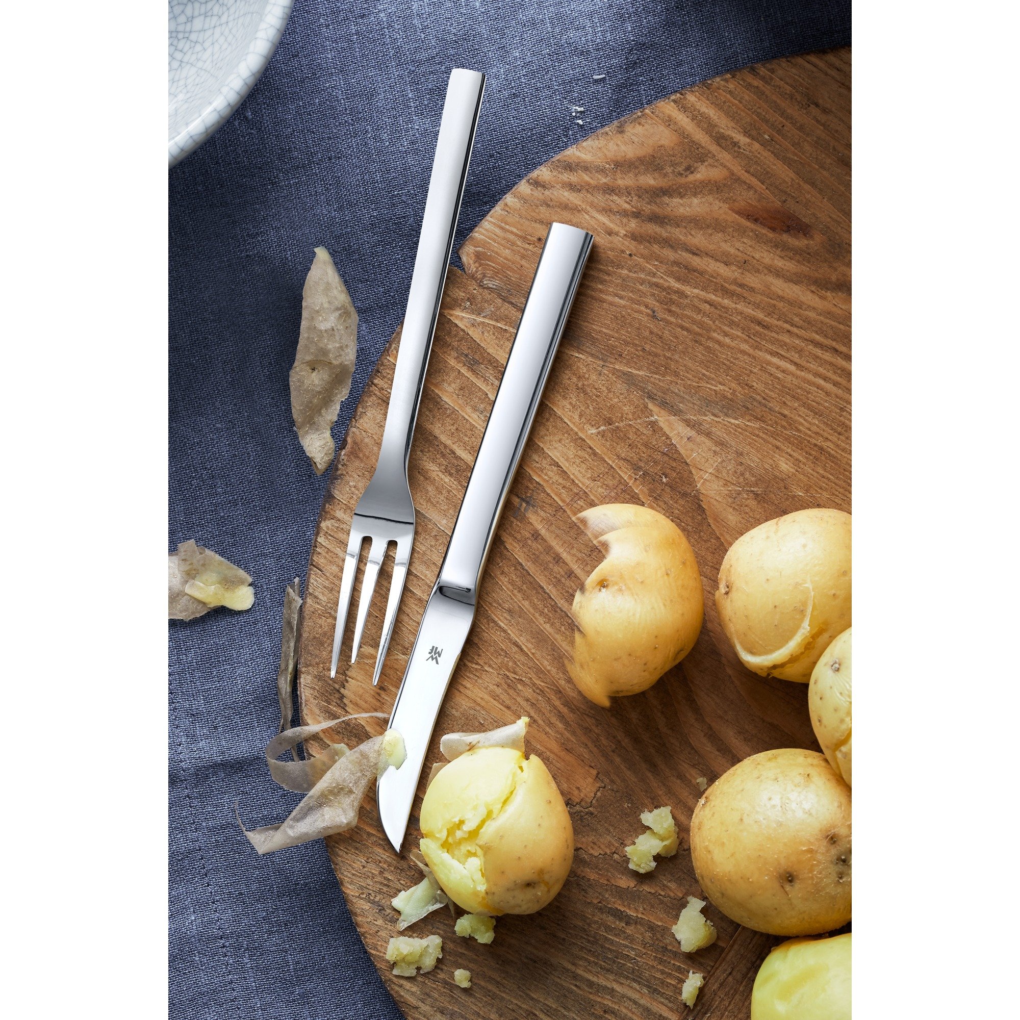 wmf-nuova-pellkartoffelbesteck-set-2-teilig-gabel-und-messer-16-cm-cromargan-ede image 2