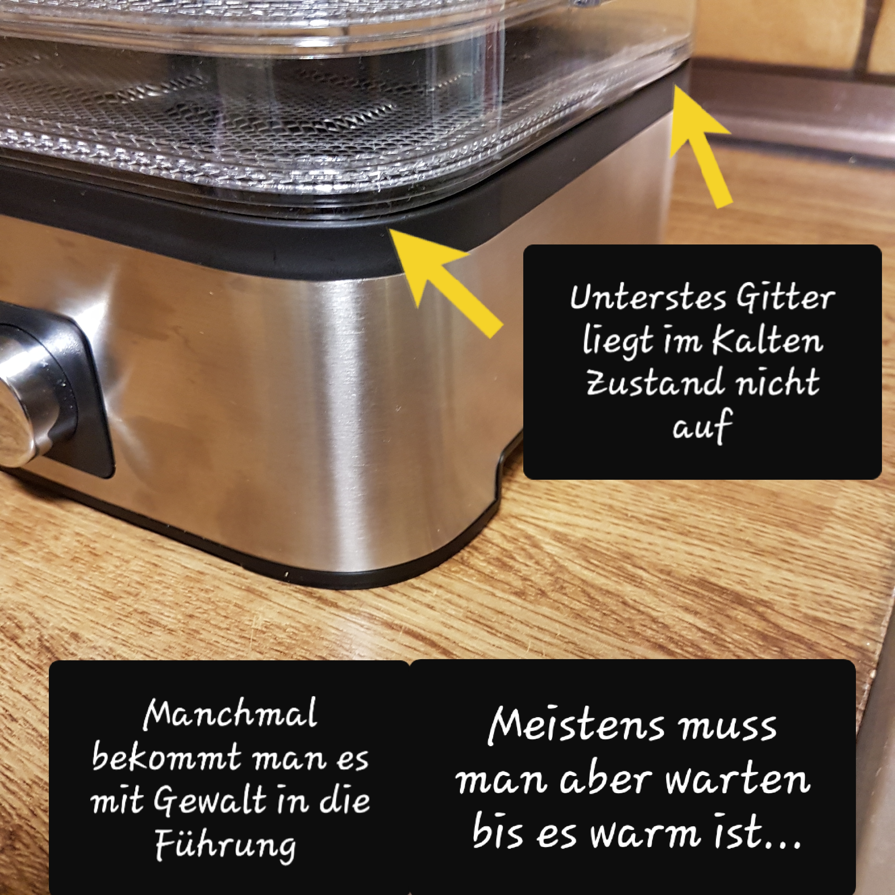 Doppelte Dörrfläche, doppelte Freude