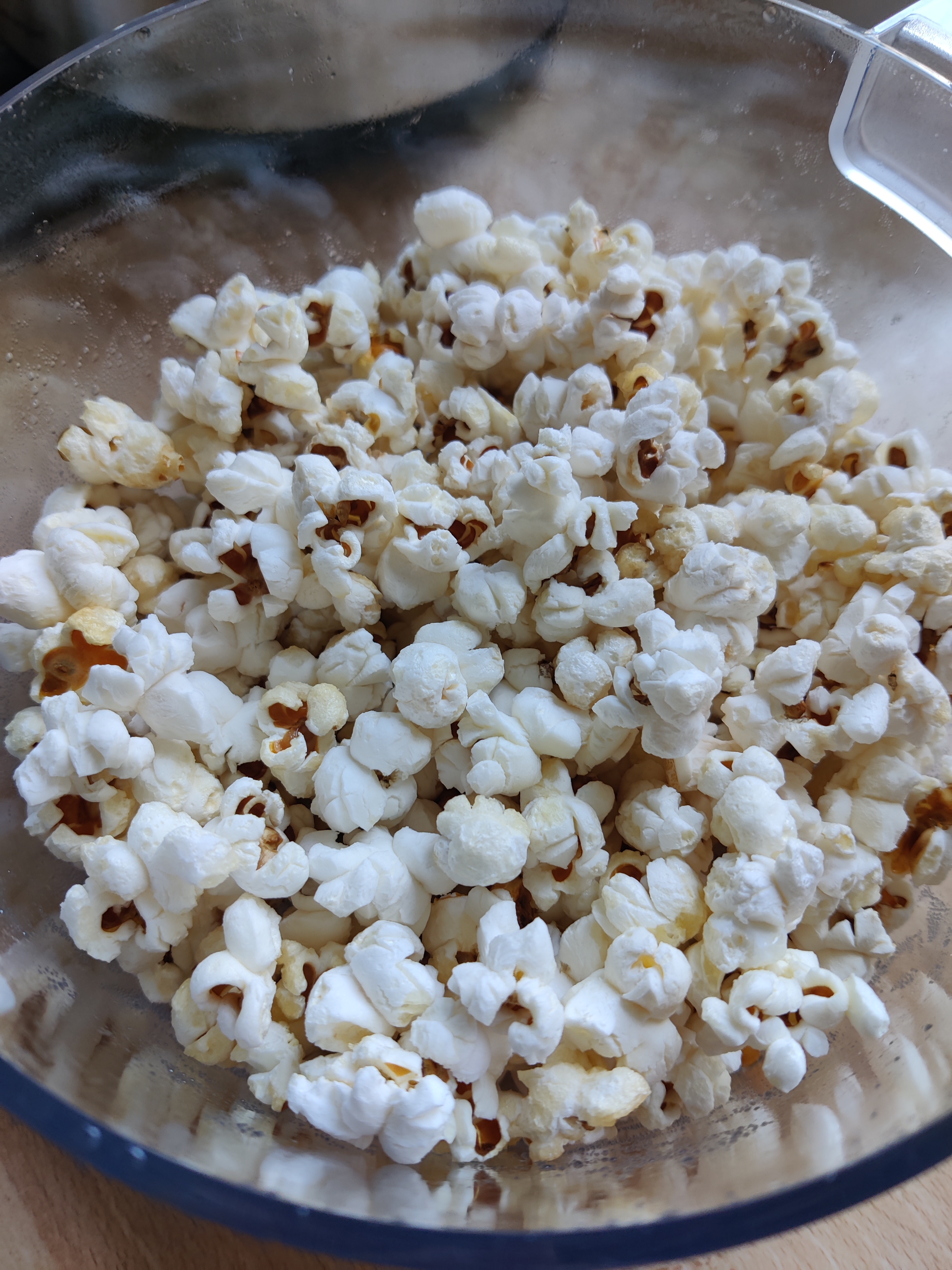 Popcorn gut, Portion klein